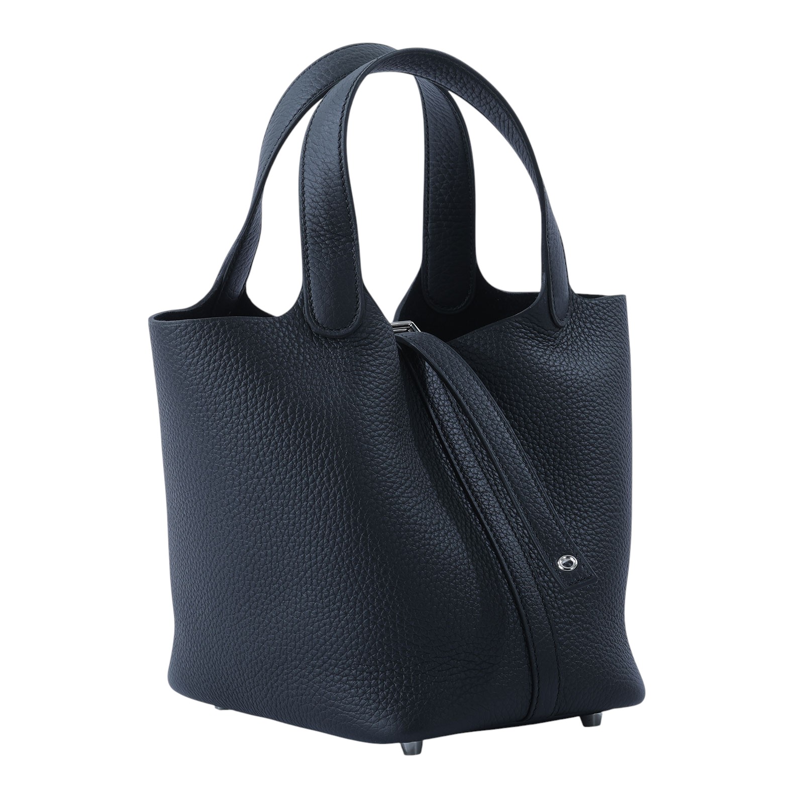 愛馬仕 Hermes Picotin Lock 18 菜籃子包 銀色五金 黑色 H056289CK89 H056289CK/K AK 007 MM/K刻  原廠盒子/防塵袋/鎖組