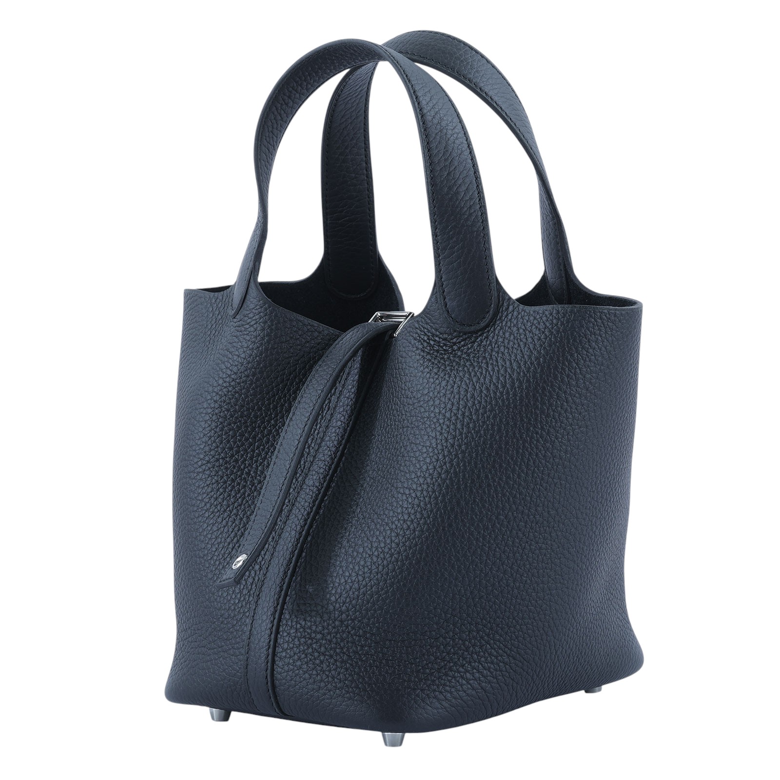 愛馬仕 Hermes Picotin Lock 18 菜籃子包 銀色五金 黑色 H056289CK89 H056289CK/K AK 007 MM/K刻  原廠盒子/防塵袋/鎖組