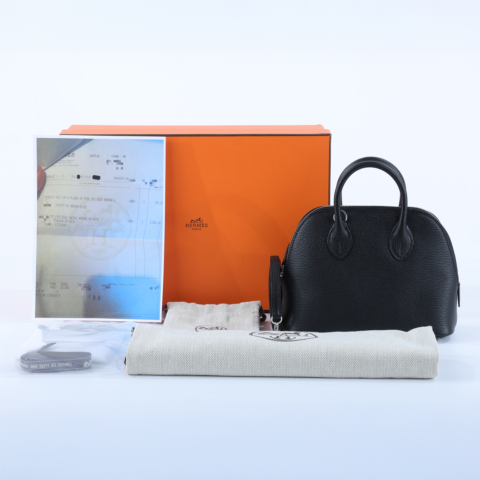 愛馬仕 Hermes Bolide Bag 1923 柏莉包 mini BLM H073444CK/K IT369 AX/K刻  原廠盒子/防塵袋/購買證明影本