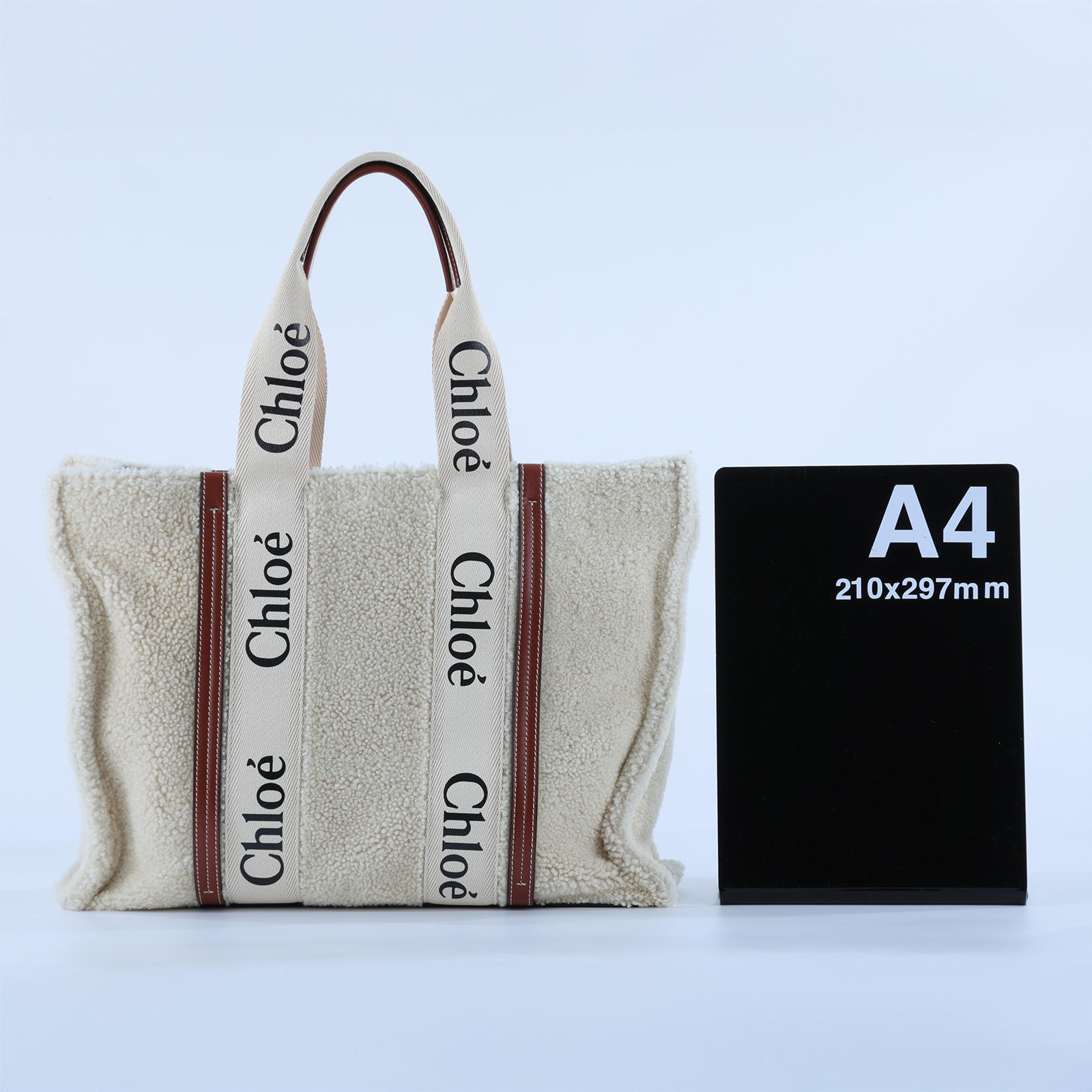 蔻依 CHLOE Large Woody 手提包 羊絨 CHC21WS382F586J1 羊毛WOODY 防塵袋/保證卡