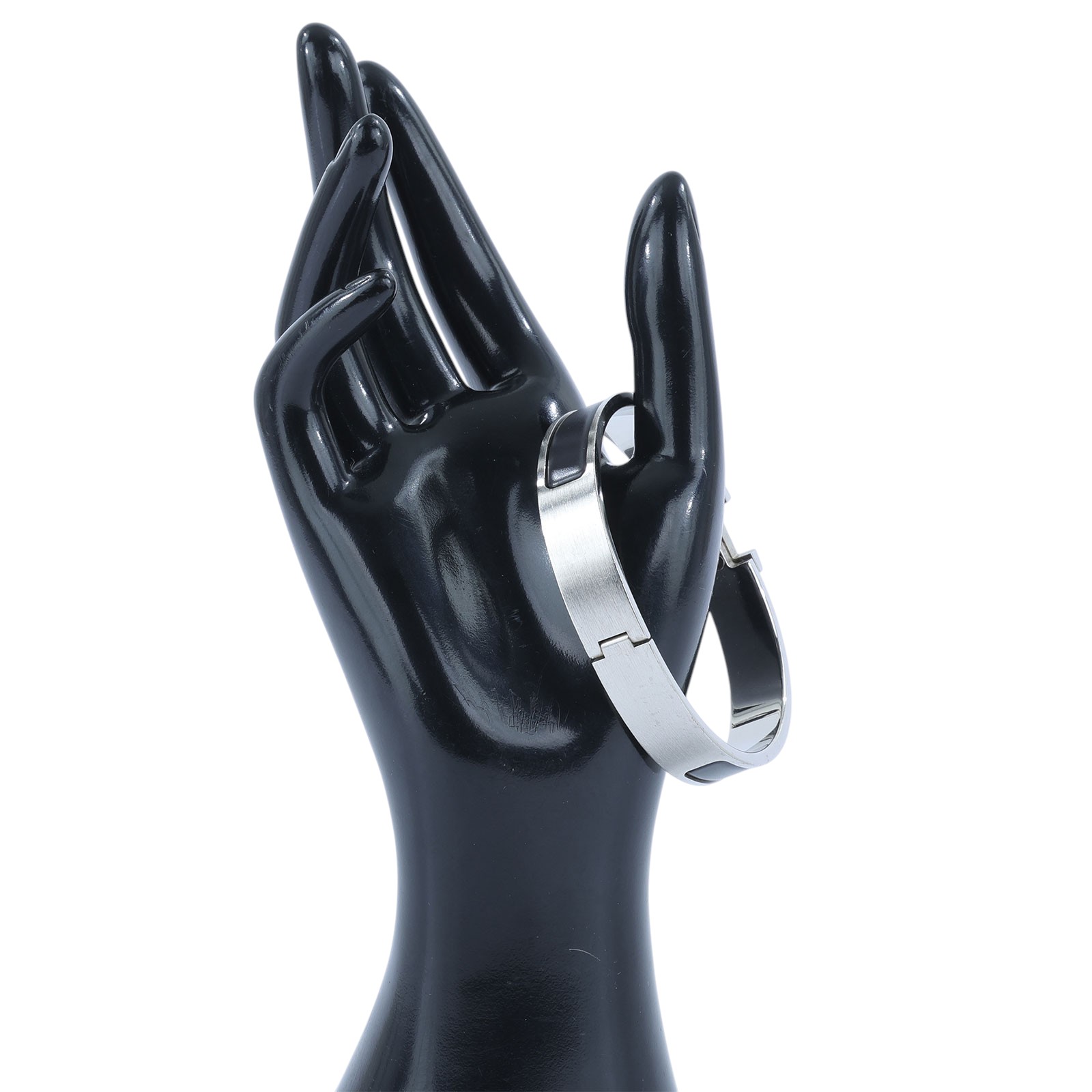 愛馬仕 Hermes Clic H GM 手環 啞光黑色 H703203FB01T6 H703203FB/FI 02 13  原廠盒子/防塵袋/購買證明