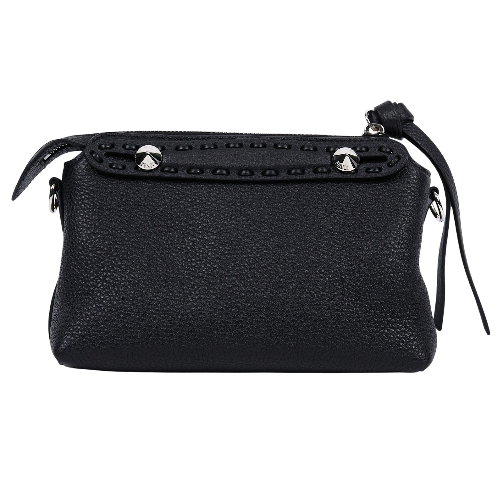 芬迪 FENDI By The Way 迷你 Selleria 單肩包 8BS098ASU2 黑SELLERIA MINI 原廠盒子/防塵袋/保證卡