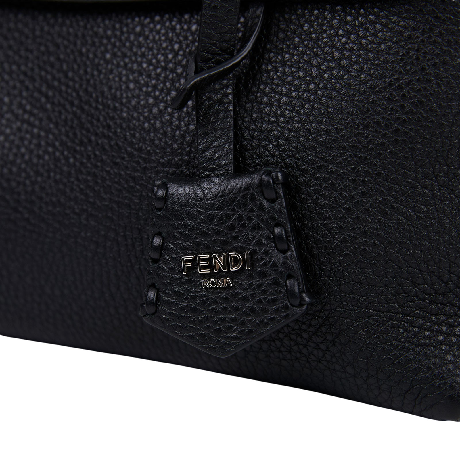 芬迪 FENDI By The Way 迷你 Selleria 單肩包 8BS098ASU2 黑SELLERIA MINI 原廠盒子/防塵袋/保證卡