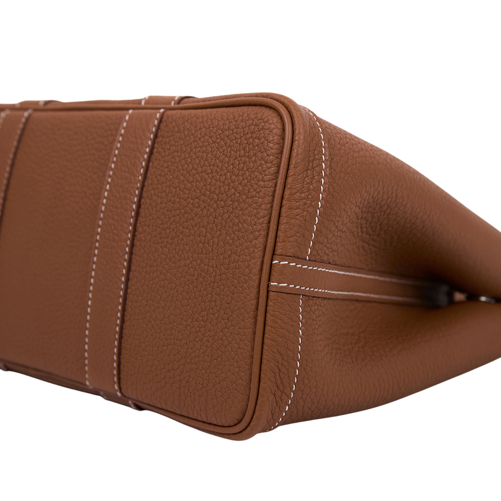 愛馬仕 Hermes Garden Party 花園派對包 30 銀色五金 金棕 H051568CK37 /W刻 金棕GP30 原廠盒子/防塵袋