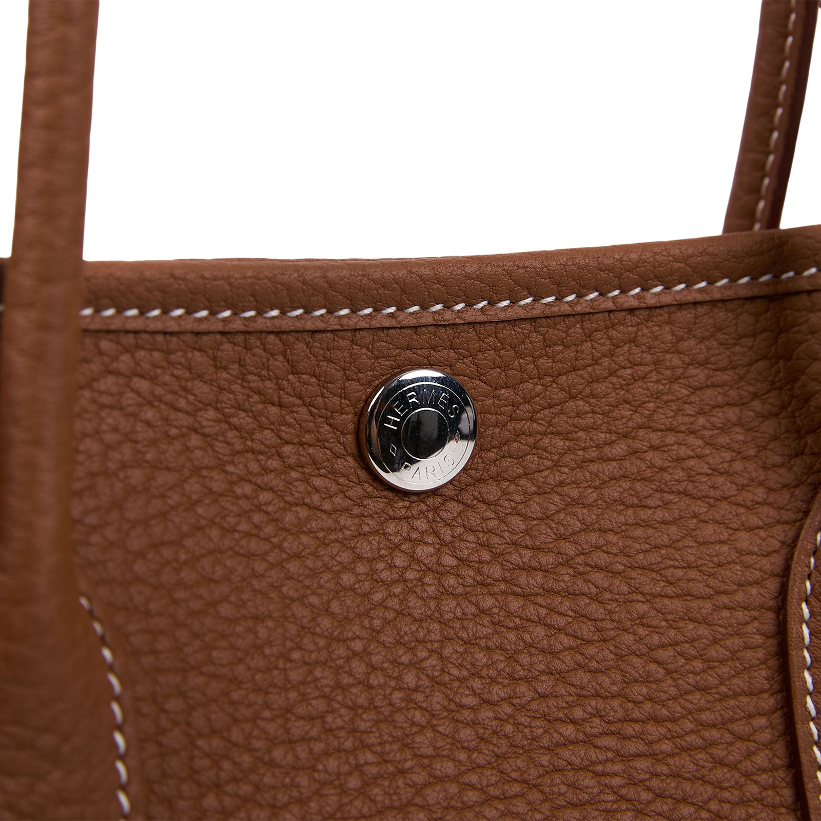 愛馬仕 Hermes Garden Party 花園派對包 30 銀色五金 金棕 H051568CK37 /W刻 金棕GP30 原廠盒子/防塵袋