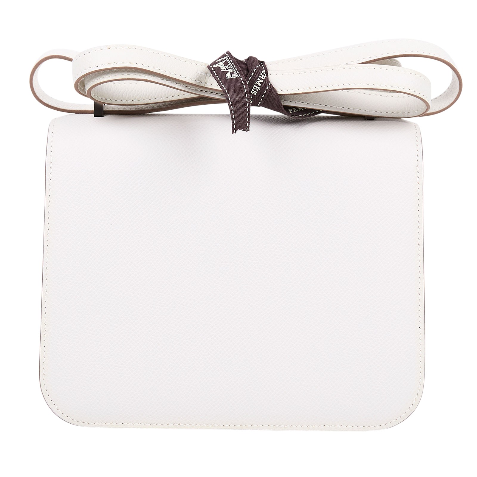 愛馬仕 Hermes Constance Bag 康康包 MIni 18  銀色五金 奶灰色 H083905CKM4 /B刻  原廠盒子/防塵袋/購買證明影本