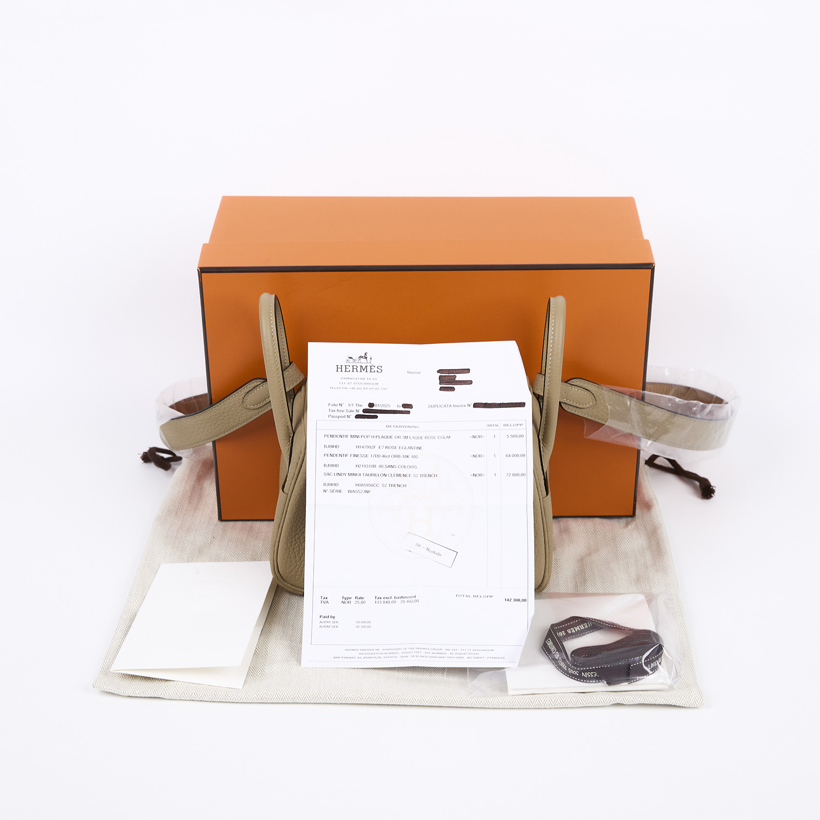 愛馬仕 Hermes Lindy 琳迪包 迷你 H085956CCS2 H085956CC/W刻 Mini Lindy 原廠盒子/防塵袋/購買證明