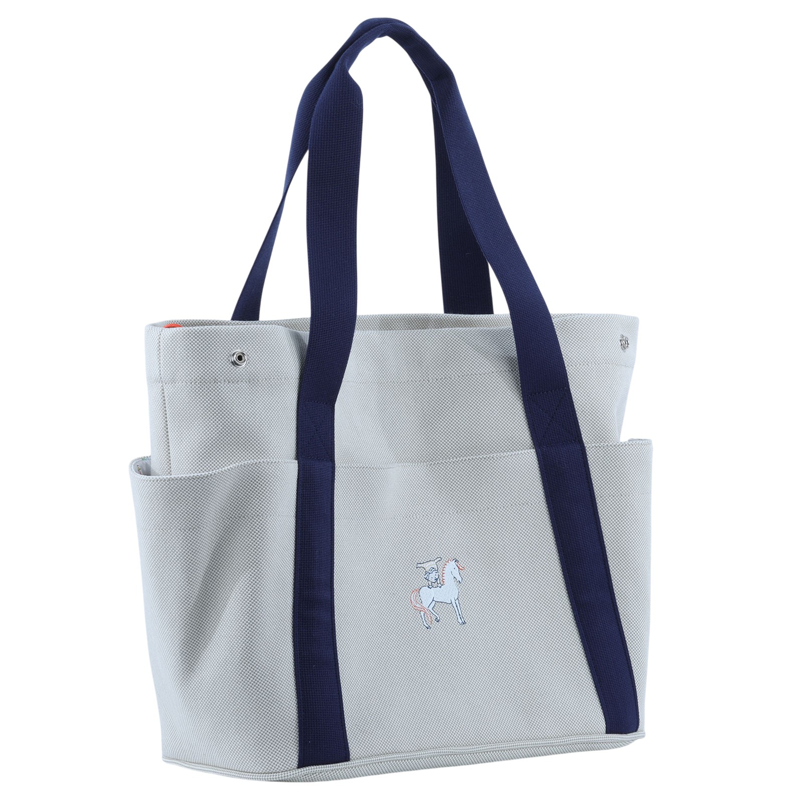 愛馬仕 Hermes Cabriole育兒包   卡其藍背袋媽媽包 原廠盒子/墊子