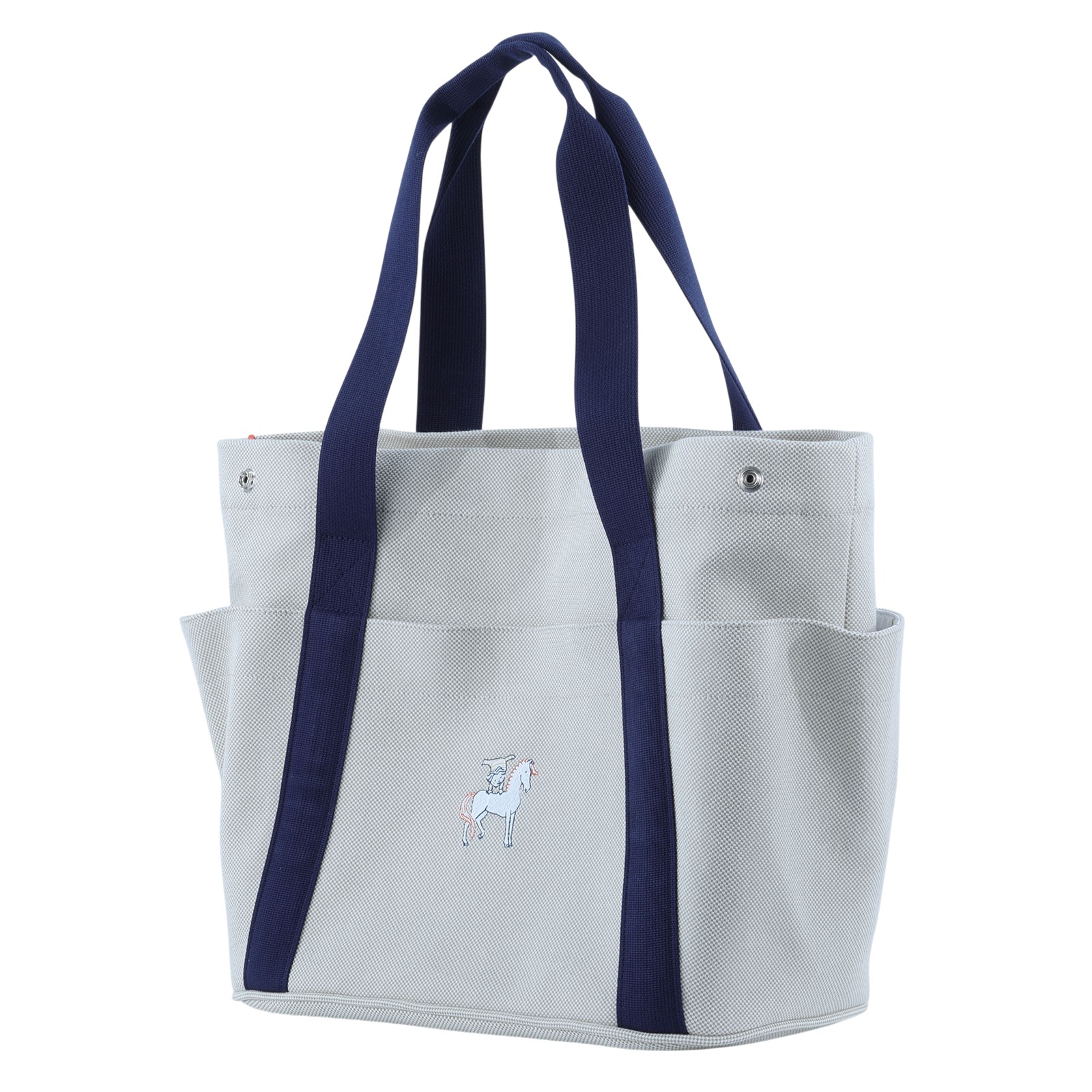 愛馬仕 Hermes Cabriole育兒包   卡其藍背袋媽媽包 原廠盒子/墊子