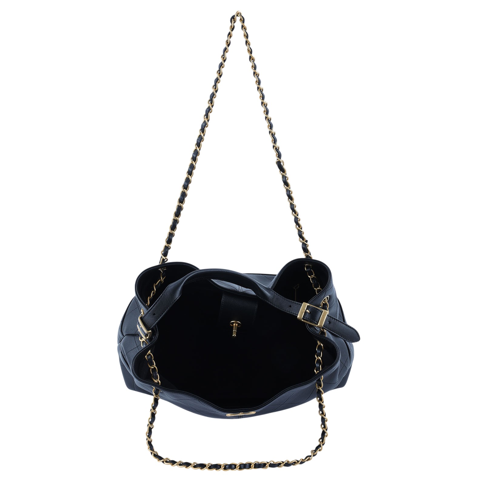 香奈兒 CHANEL 購物包  晶片款 25A黑牛托特包 無附屬品