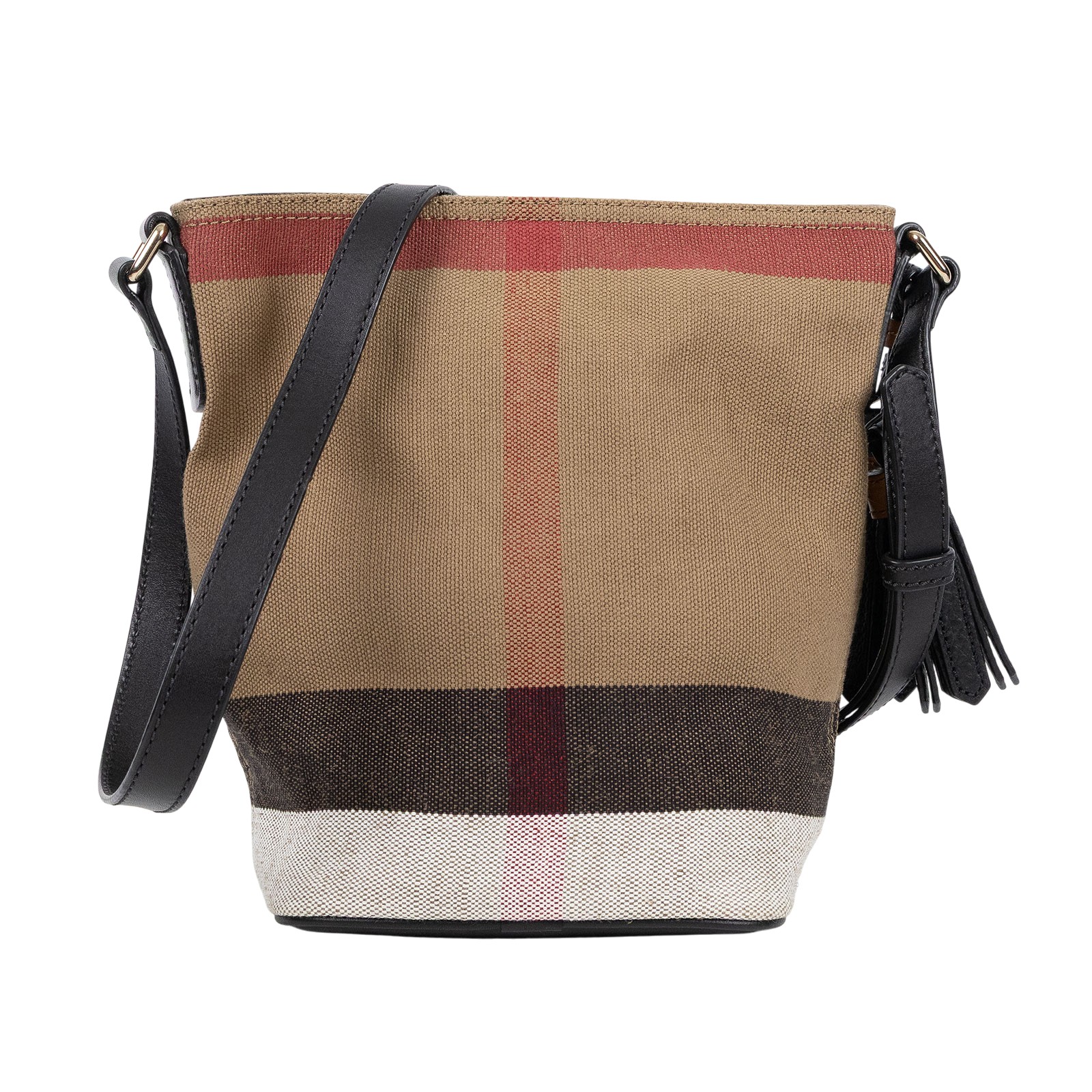 博柏利 BURBERRY 水桶包 3997284 格紋水桶包 防塵袋