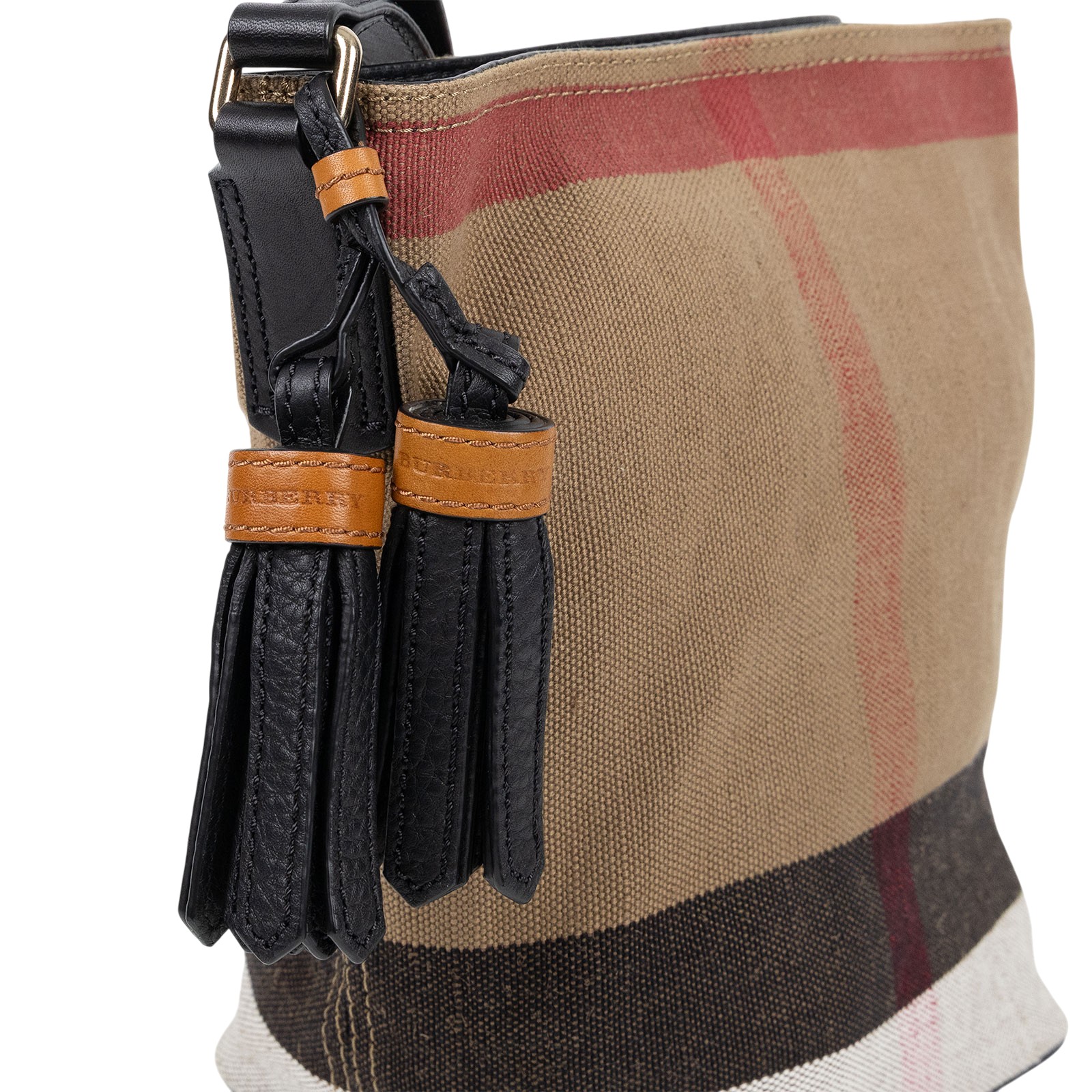 博柏利 BURBERRY 水桶包 3997284 格紋水桶包 防塵袋