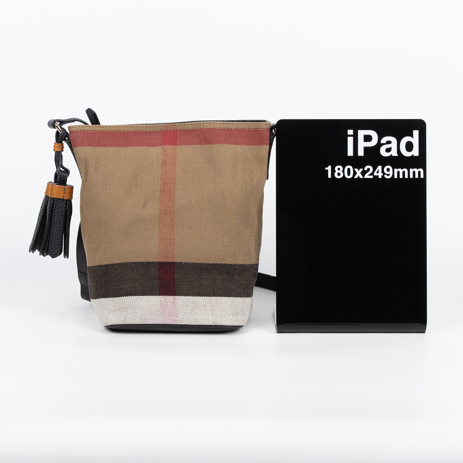 博柏利 BURBERRY 水桶包 3997284 格紋水桶包 防塵袋