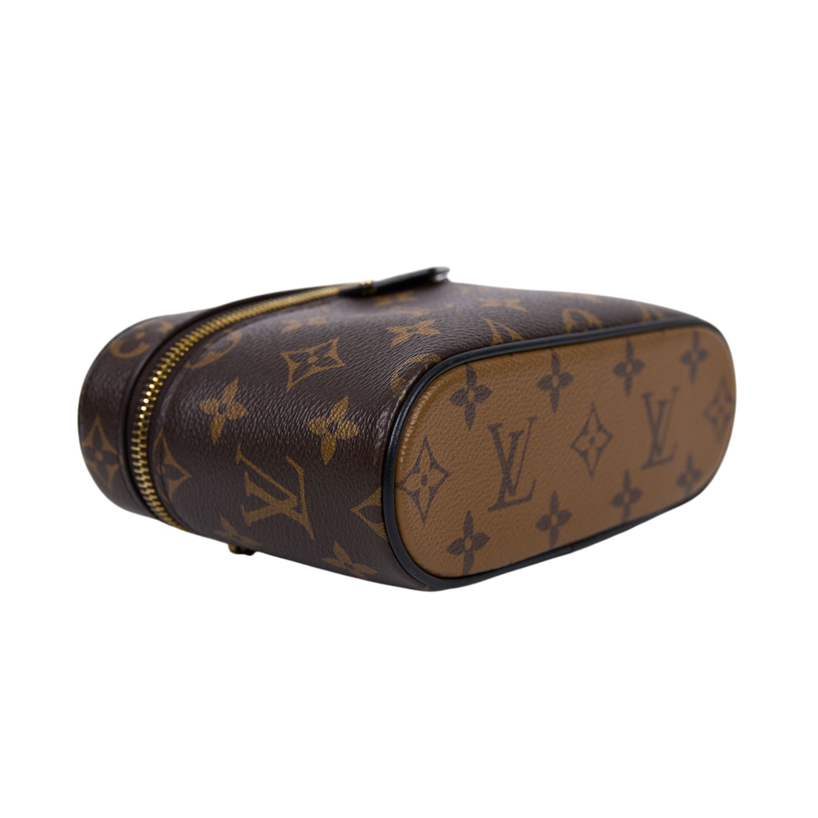 路易威登 LOUIS VUITTON Vanity Chain Pouch 肩背 手提 化妝箱 M47125 晶片款  原廠盒子/防塵袋/鑰匙