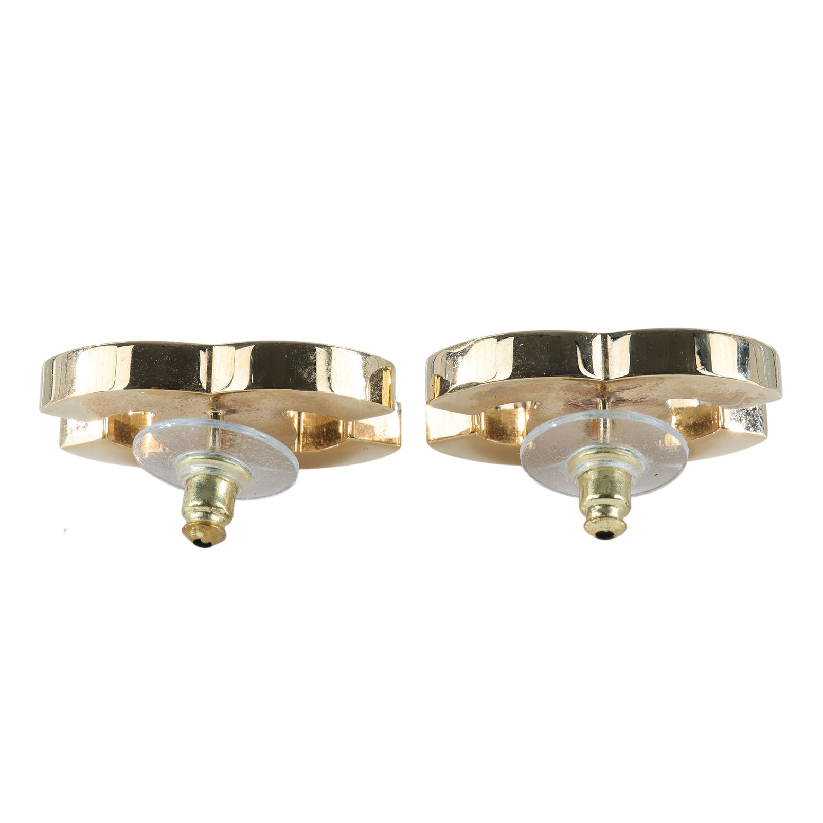 香奈兒 CHANEL 雙C LOGO 耳環 黑色 金色 B24B 黑金色雙C耳環 原廠盒子/購買證明