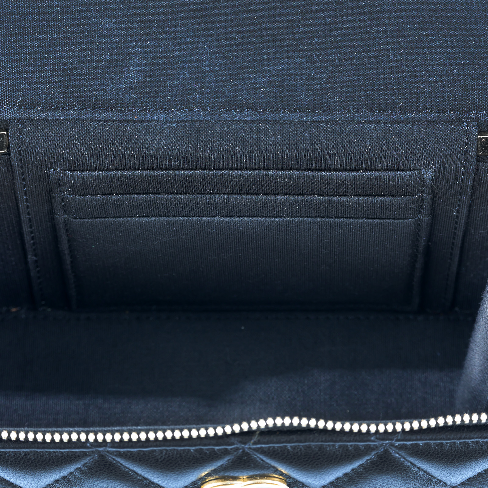 香奈兒 CHANEL Vanity Case 化妝箱 AP2199 B05810 31開黑金羊菱格化妝包 原廠盒子/防塵袋/購買證明影本/保證卡