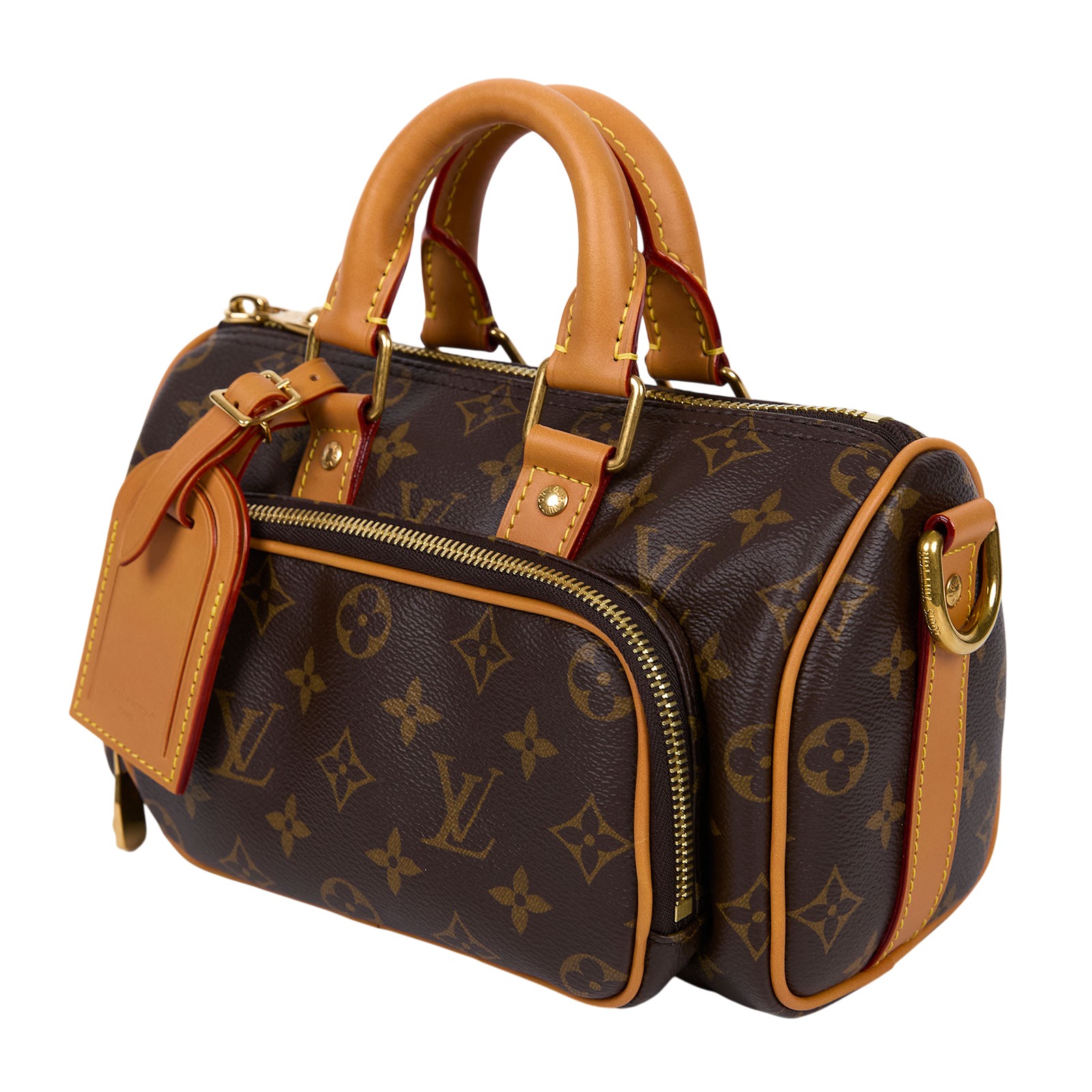 路易威登 LOUIS VUITTON Keepall 25 Cargo 手提 肩背 波士頓包 M14981 晶片款  防塵袋