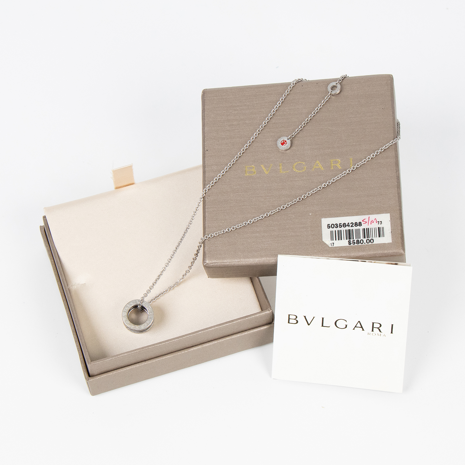 寶格麗 BVLGARI B.zero1 Save the Children 項鏈 349634  原廠盒子