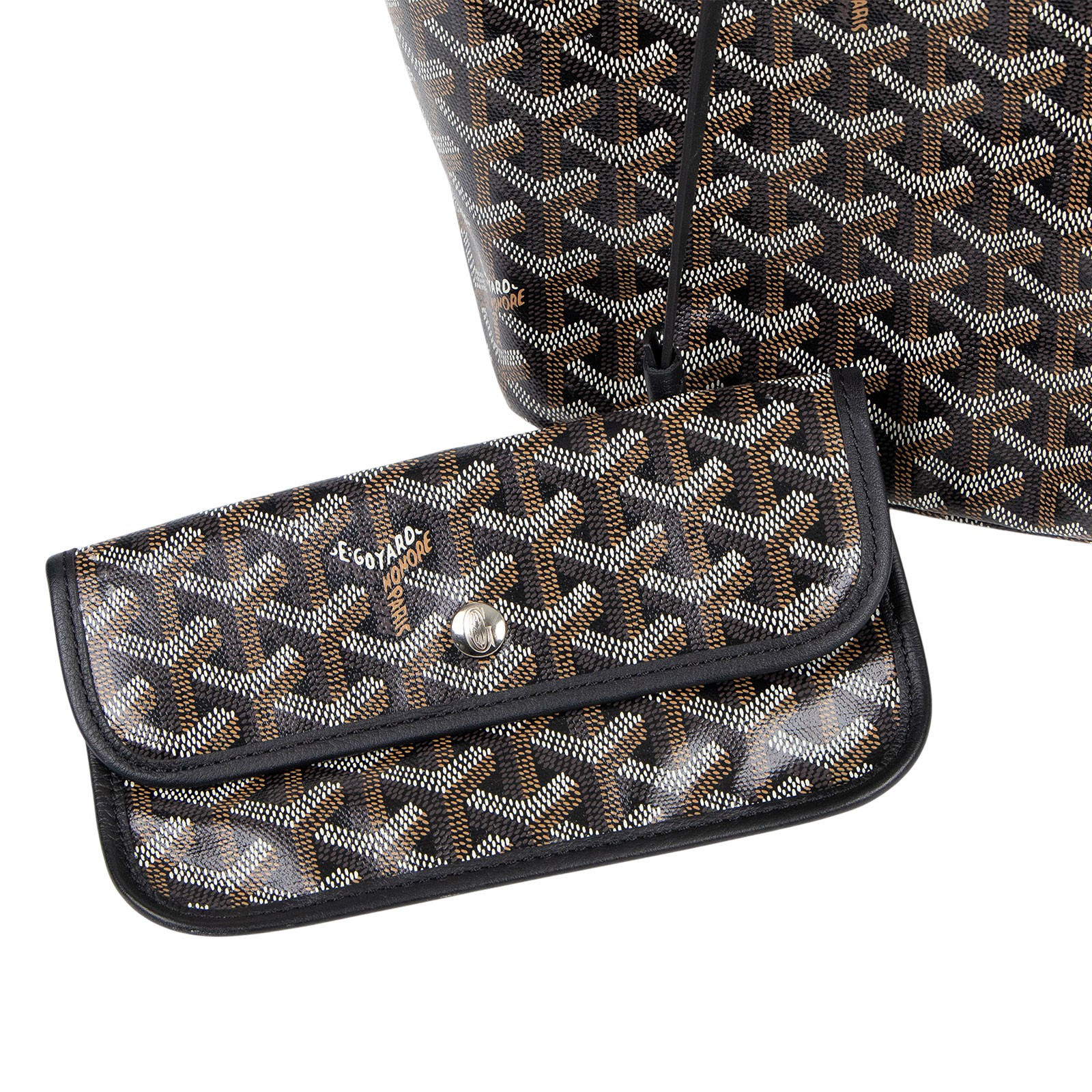 高雅德 GOYARD Saint Louis PM Bag 托特包 STLOUIPMLTY 黑Saint louis tote PM 無附屬品