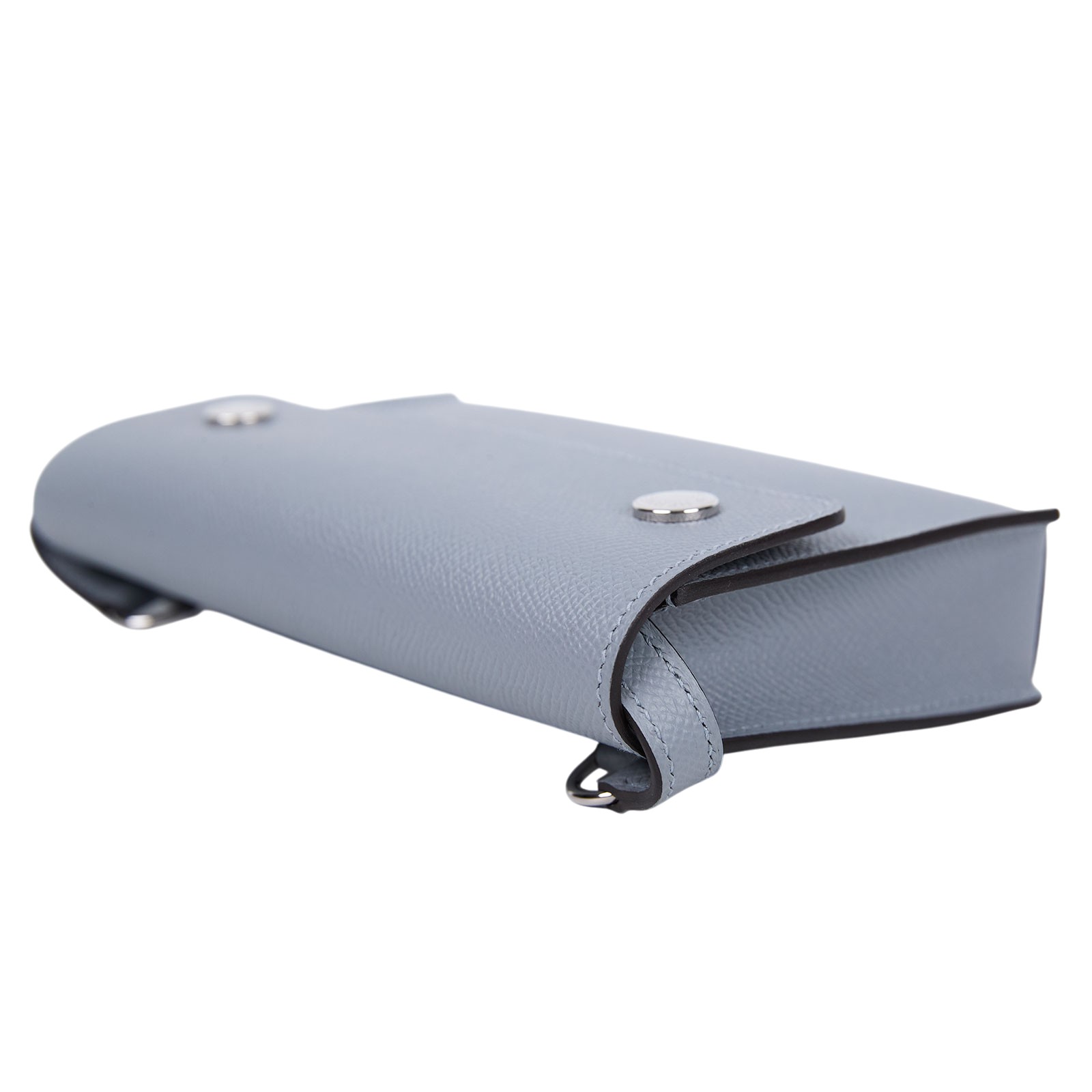 愛馬仕 Hermes Hermesnap 隨身錢包 銀色五金 木偶灰 H085291CKP0 H085291CK/K刻/K AM 005 UH/P0  防塵袋/原廠盒子