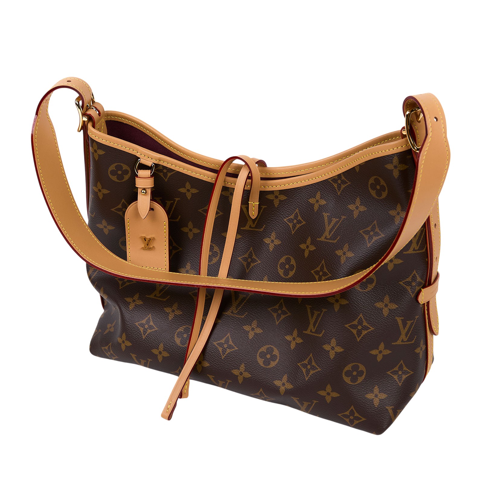 路易威登 LOUIS VUITTON CarryAll PM 原花 肩背包 M46203 晶片款 原花CARRYALL PM 防塵袋/內袋