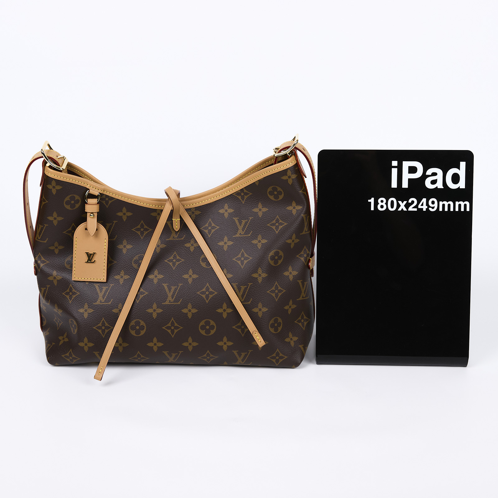 路易威登 LOUIS VUITTON CarryAll PM 原花 肩背包 M46203 晶片款 原花CARRYALL PM 防塵袋/內袋