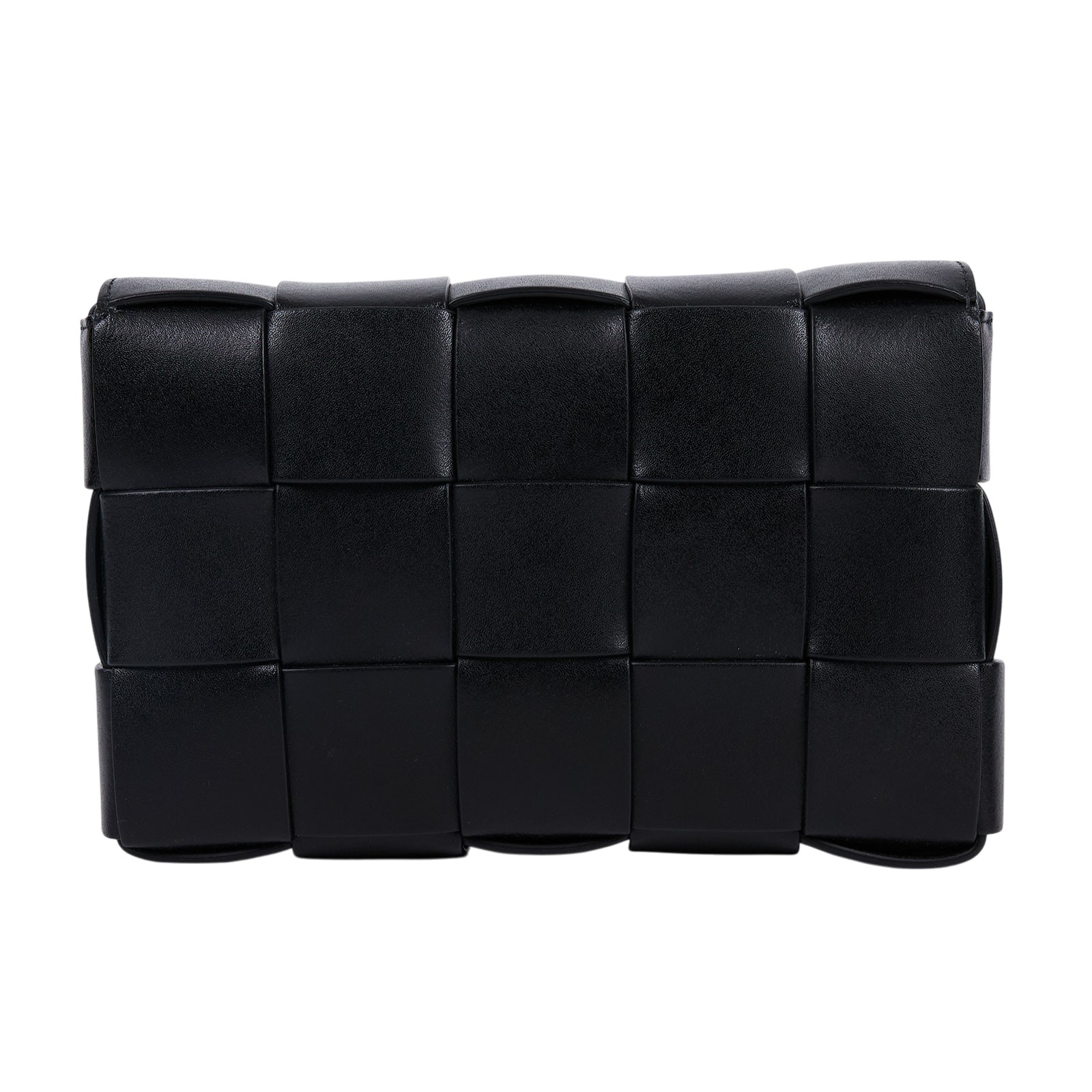 寶緹嘉 BOTTEGA VENETA Small Cassette 編織包 730848VMAY CASSETTE 黑色5X3 防塵袋