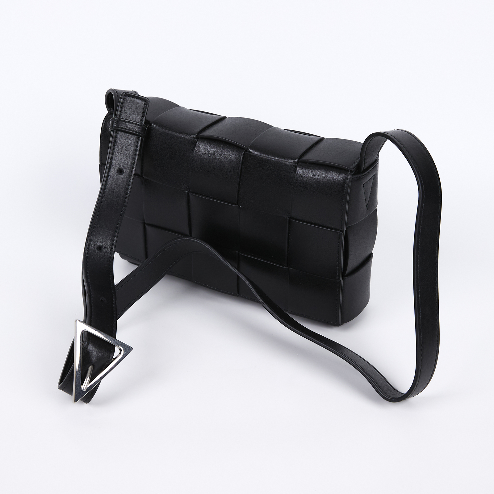 寶緹嘉 BOTTEGA VENETA Small Cassette 編織包 730848VMAY CASSETTE 黑色5X3 防塵袋