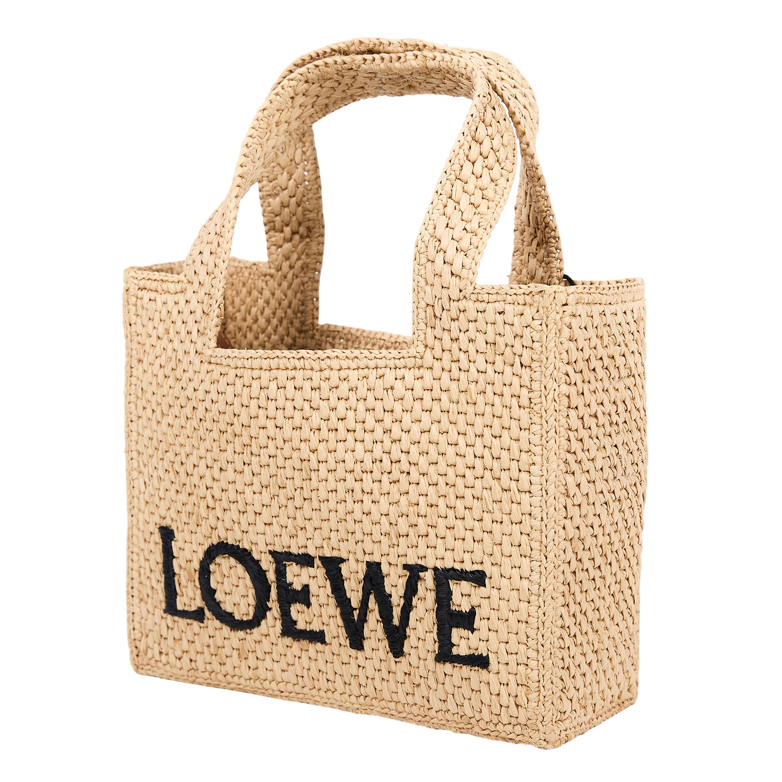 羅意威 LOEWE Follow Mini Font 托特包  草編FONT TOTE  MINI 2WAY 防塵袋