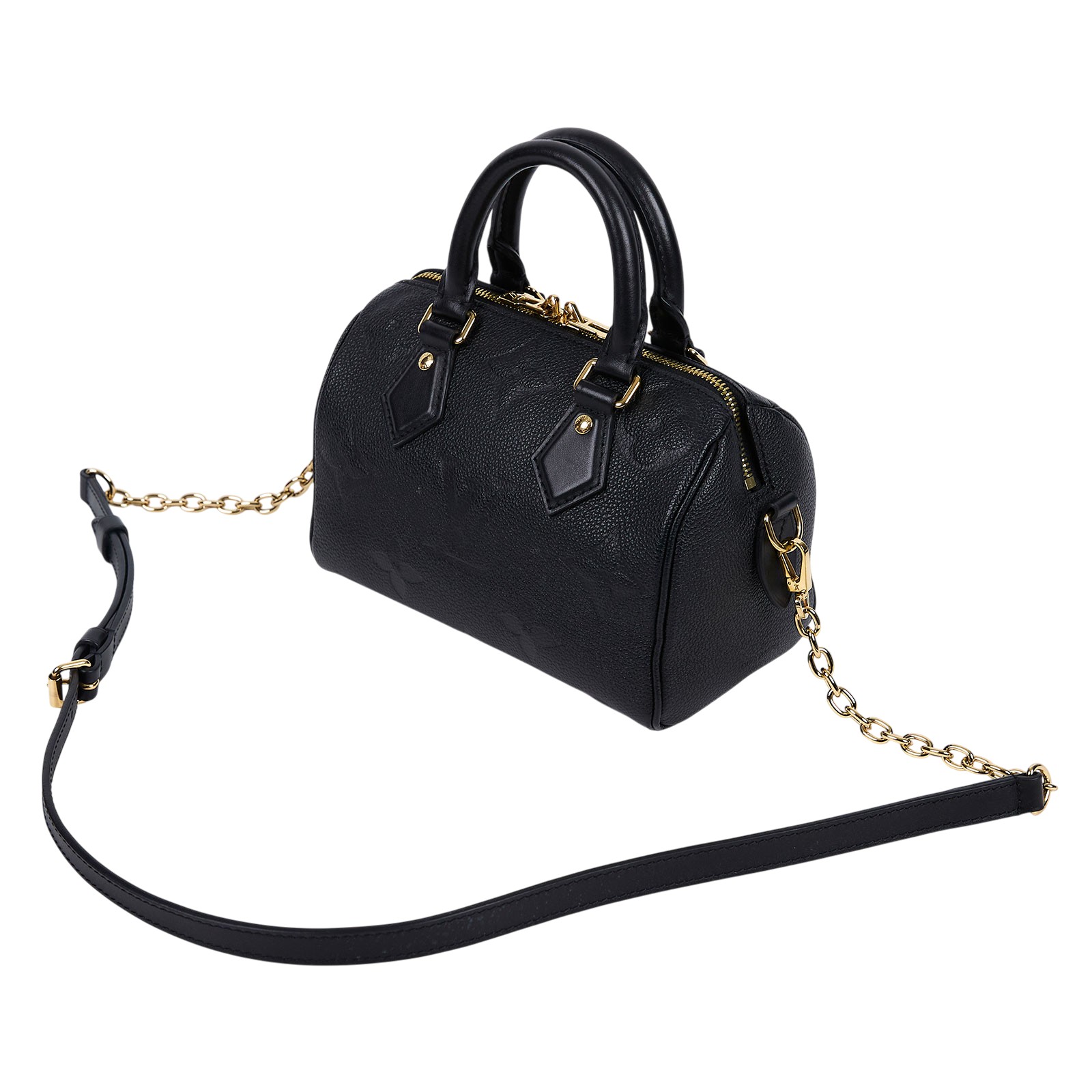 路易威登 LOUIS VUITTON Speedy Bandoulière  20 Noir 手提 斜背 波士頓包 M58953 晶片款  原廠盒子/防塵袋/鎖組/購買證明