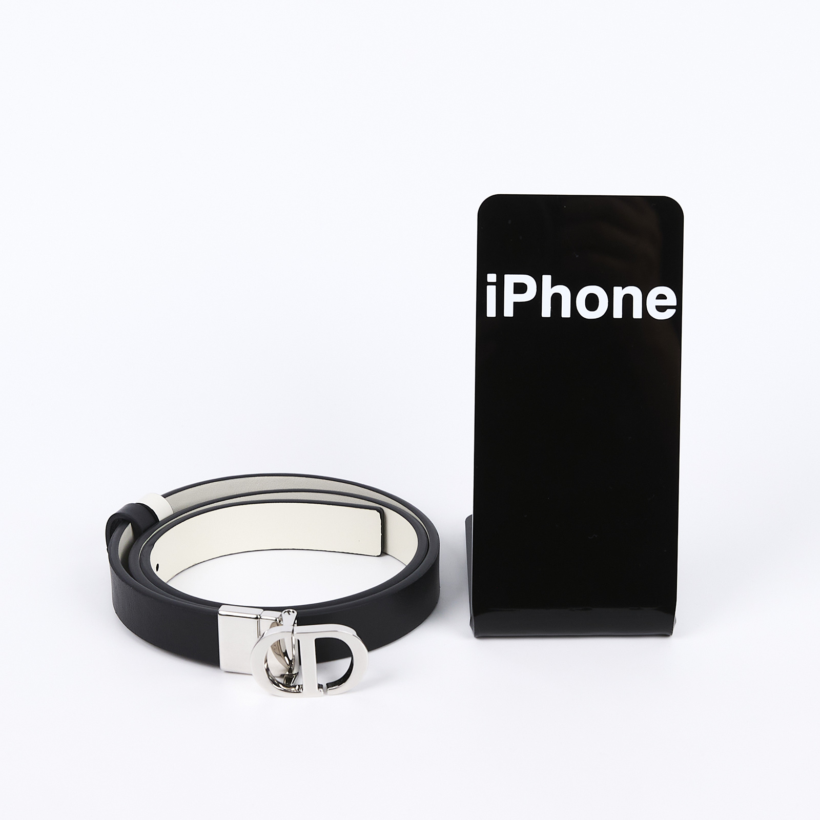 迪奧 CHRISTIAN DIOR 30 Montaigne 雙面皮帶 B0446PWGA_75  原廠盒子/防塵袋/購買證明