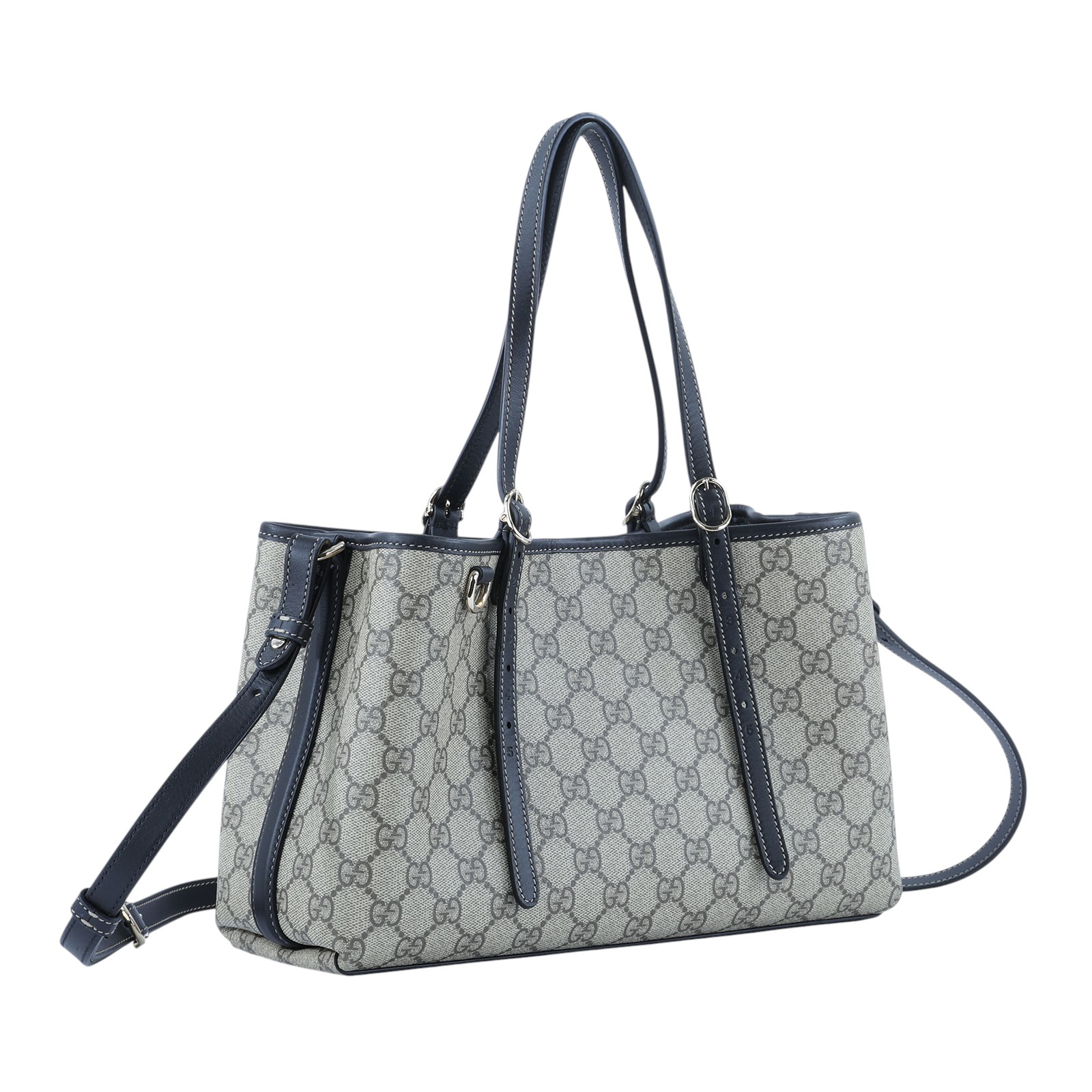 古馳 GUCCI GG Emblem 中型 托特包 815214 FAD6L 老花2WAY 原廠盒子/防塵袋/購買證明