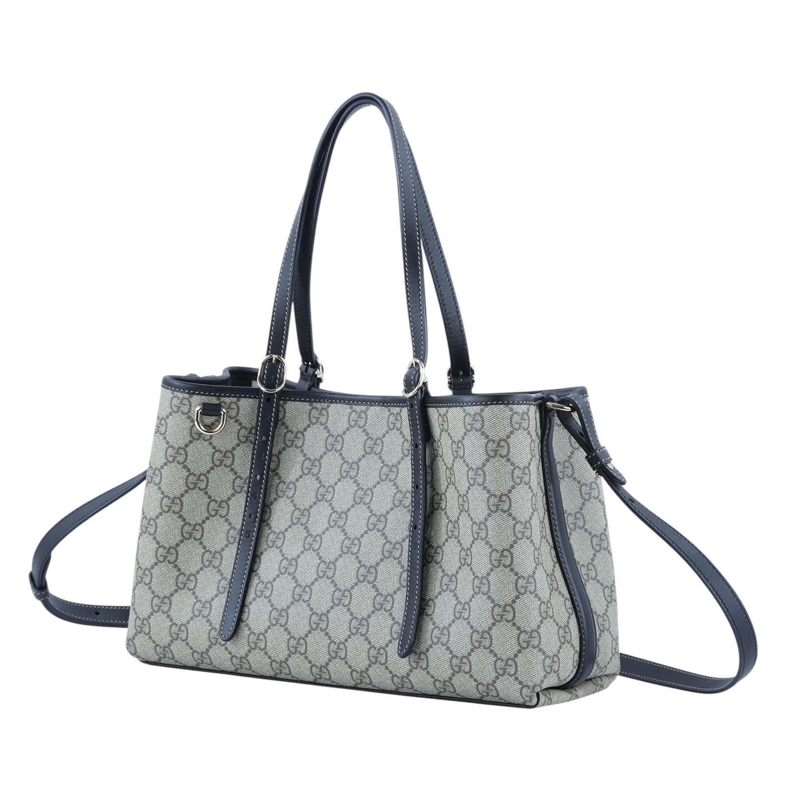 古馳 GUCCI GG Emblem 中型 托特包 815214 FAD6L 老花2WAY 原廠盒子/防塵袋/購買證明