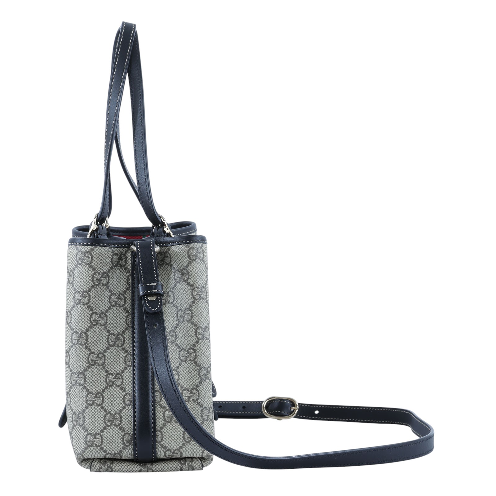 古馳 GUCCI GG Emblem 中型 托特包 815214 FAD6L 老花2WAY 原廠盒子/防塵袋/購買證明