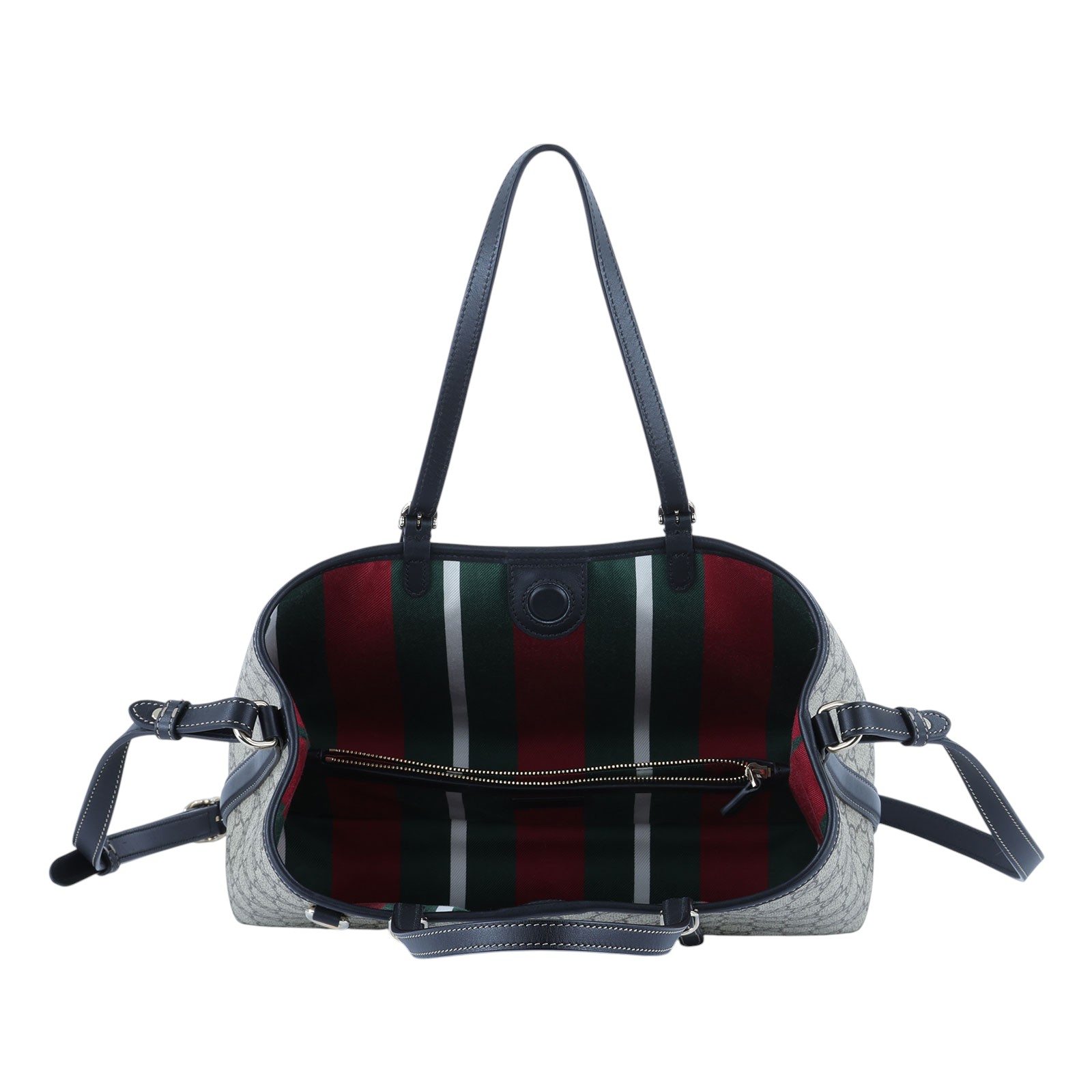 古馳 GUCCI GG Emblem 中型 托特包 815214 FAD6L 老花2WAY 原廠盒子/防塵袋/購買證明