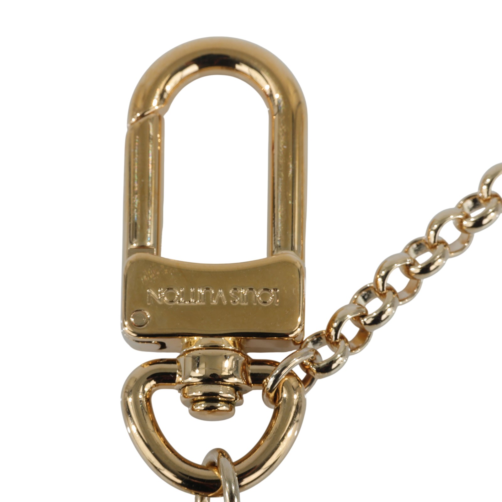 路易威登 LOUIS VUITTON Monogram Vivienne BFF 聖誕 鏈條 吊墜 包掛 吊飾 金色 M00503 一對吊飾 原廠盒子/防塵袋