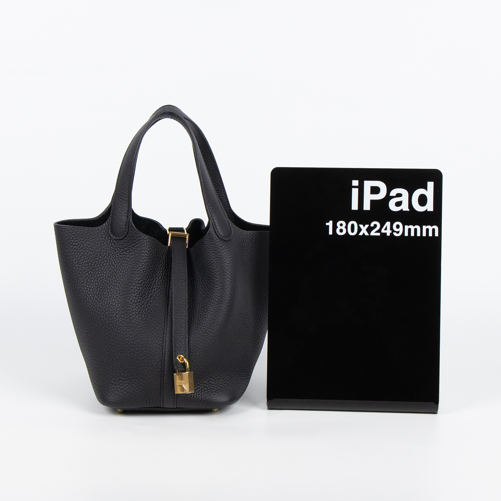 愛馬仕 Hermes Picotin Lock 18 菜籃子包 金色五金 黑色 H056289CC89 W TU 006CP  原廠盒子/防塵袋/購買證明