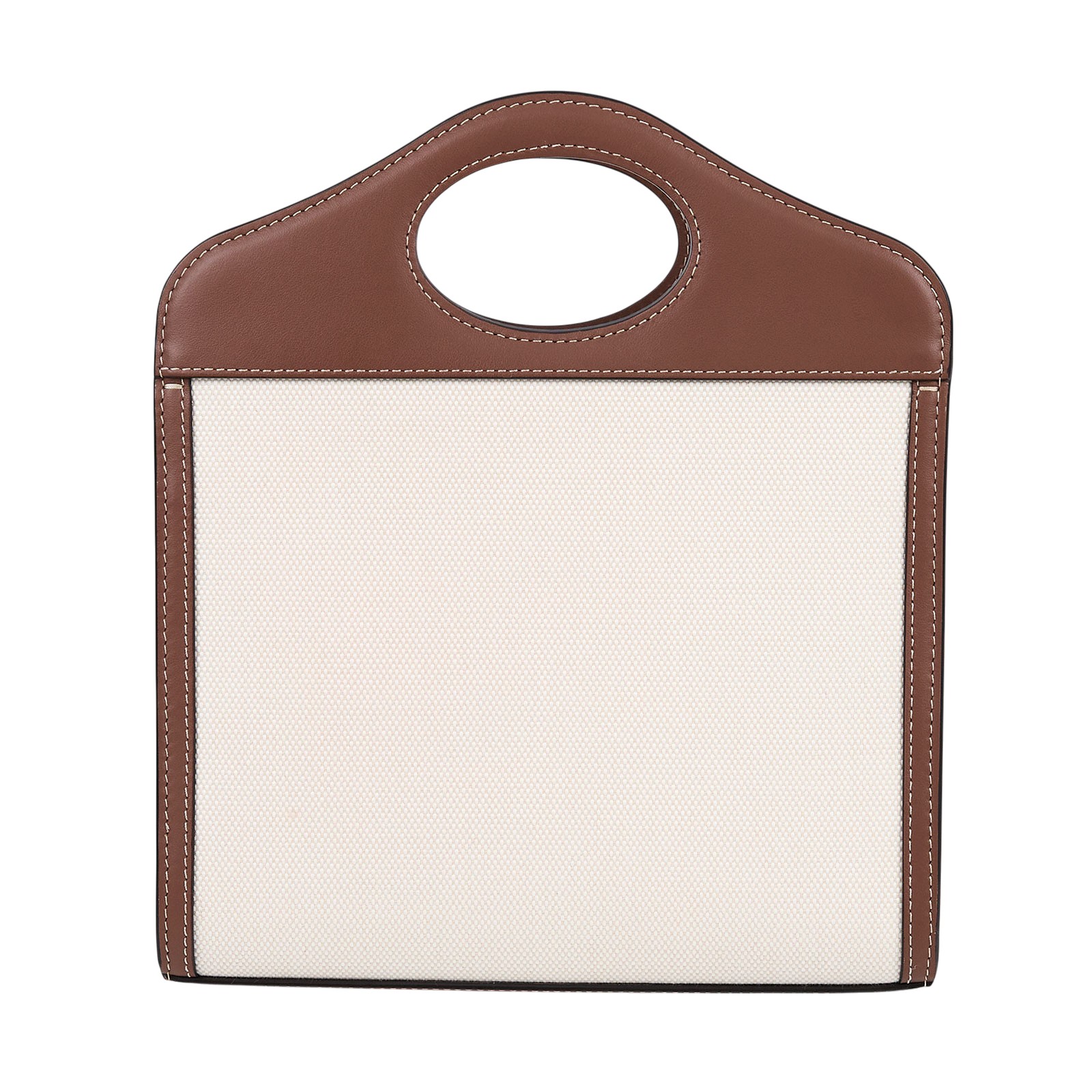 博柏利 BURBERRY Mini Pocket 肩背 手提包 8039361 帆布拼皮革POCKET MINI 防塵袋