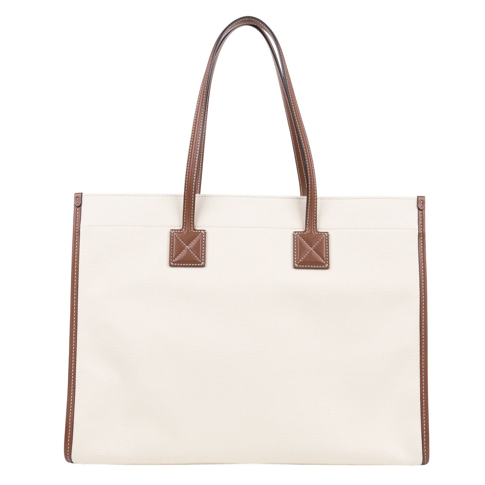 博柏利 BURBERRY Freya 芙蕾雅托特包 中型 80441291 白帆布托特包FREYA 中號 防塵袋