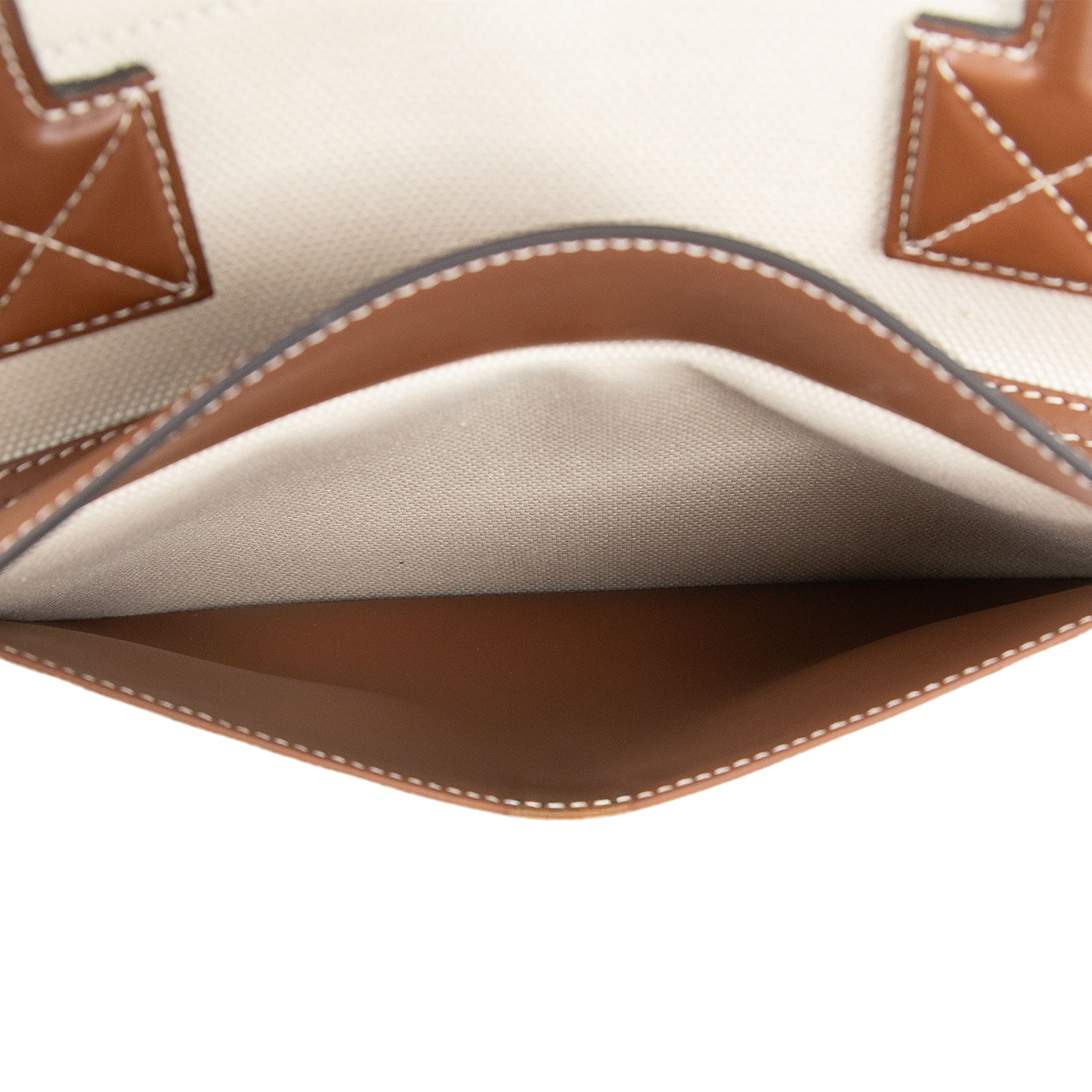 博柏利 BURBERRY Freya 芙蕾雅托特包 中型 80441291 白帆布托特包FREYA 中號 防塵袋