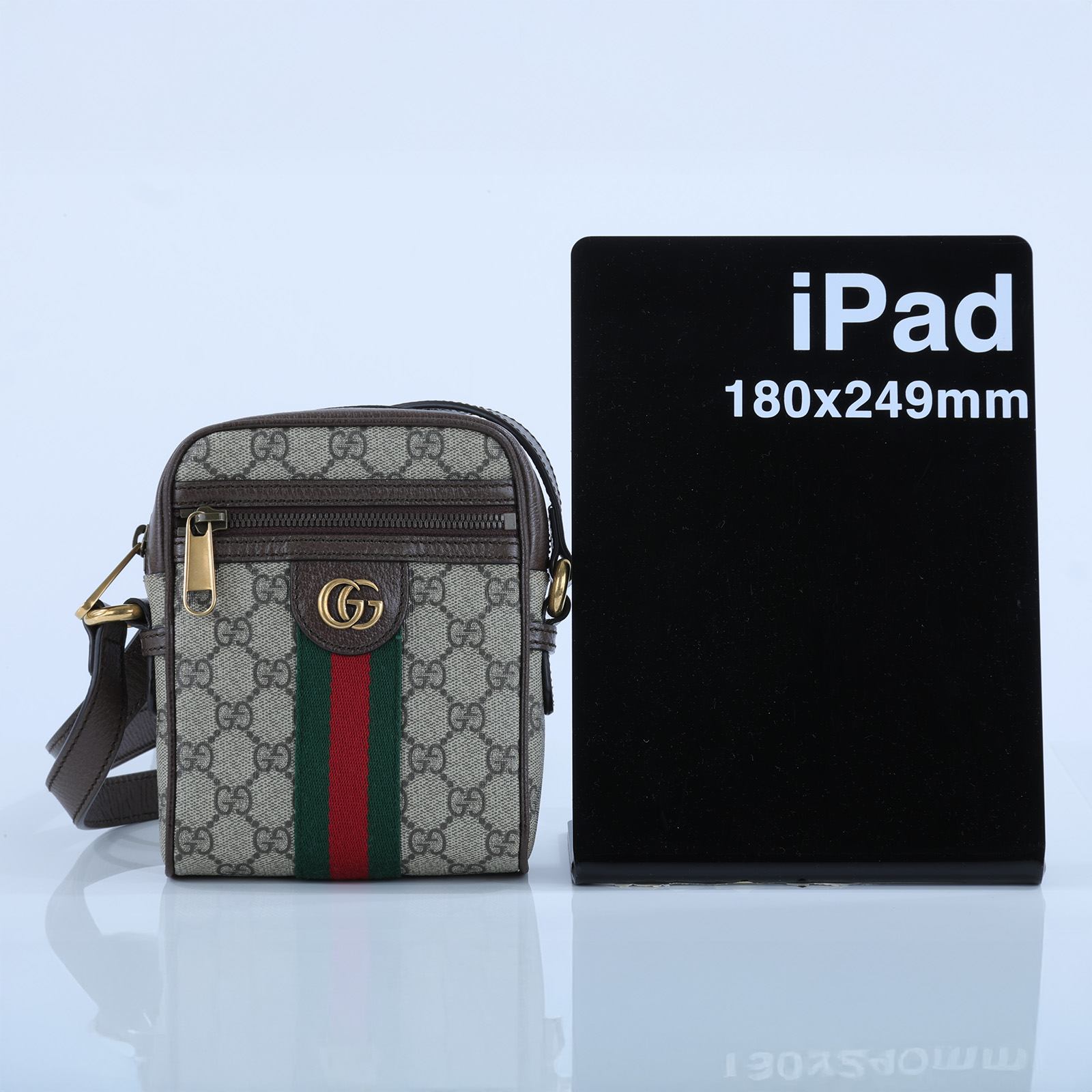 古馳 GUCCI Ophidia GG 肩揹袋 烏木色 598127 96IWT 棕GG相機包 原廠盒子/防塵袋