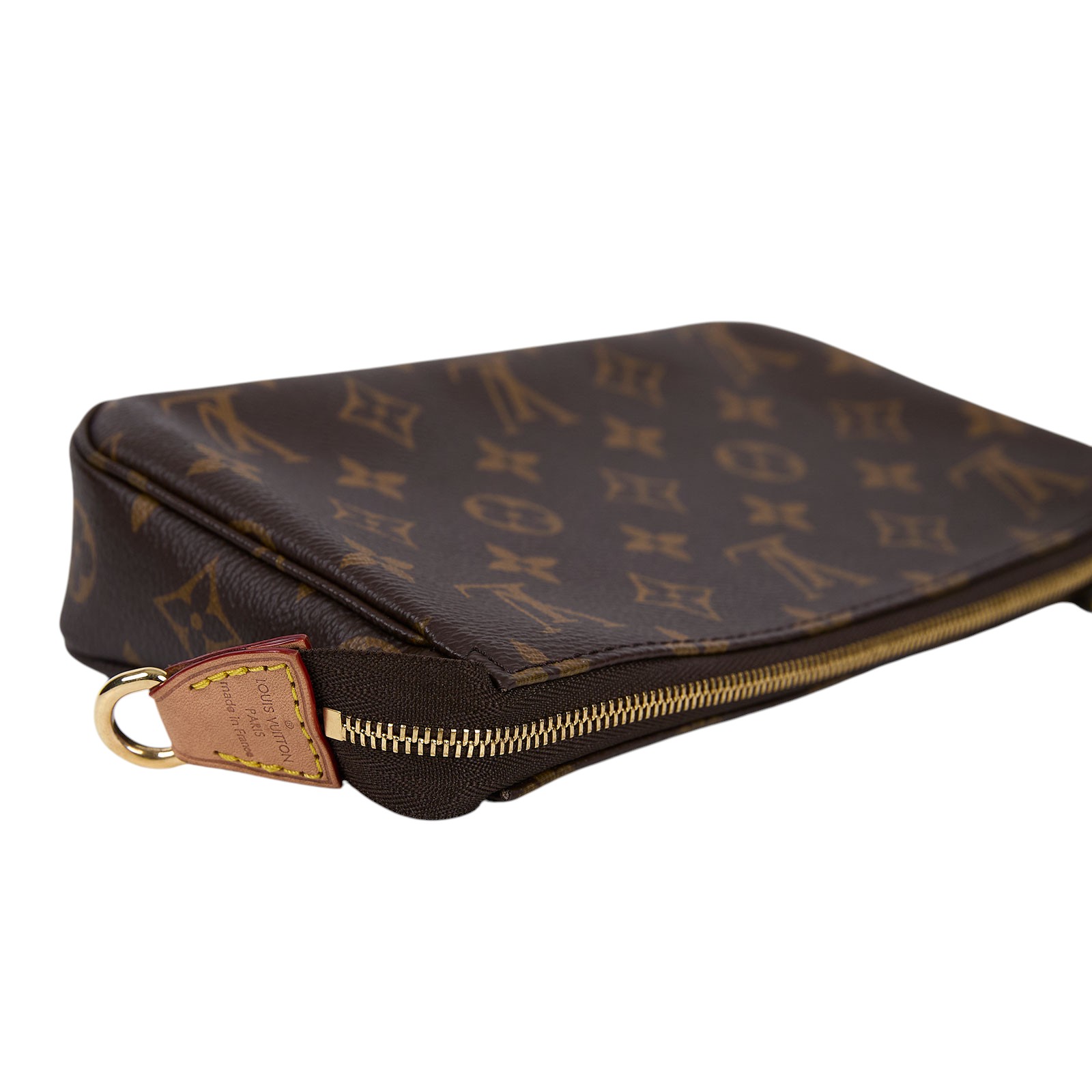 路易威登 LOUIS VUITTON Pochette Accessoires 麻將包 鍊條 皮背帶 腋下單肩包 M82766 晶片款  原廠盒子/防塵袋/購買證明