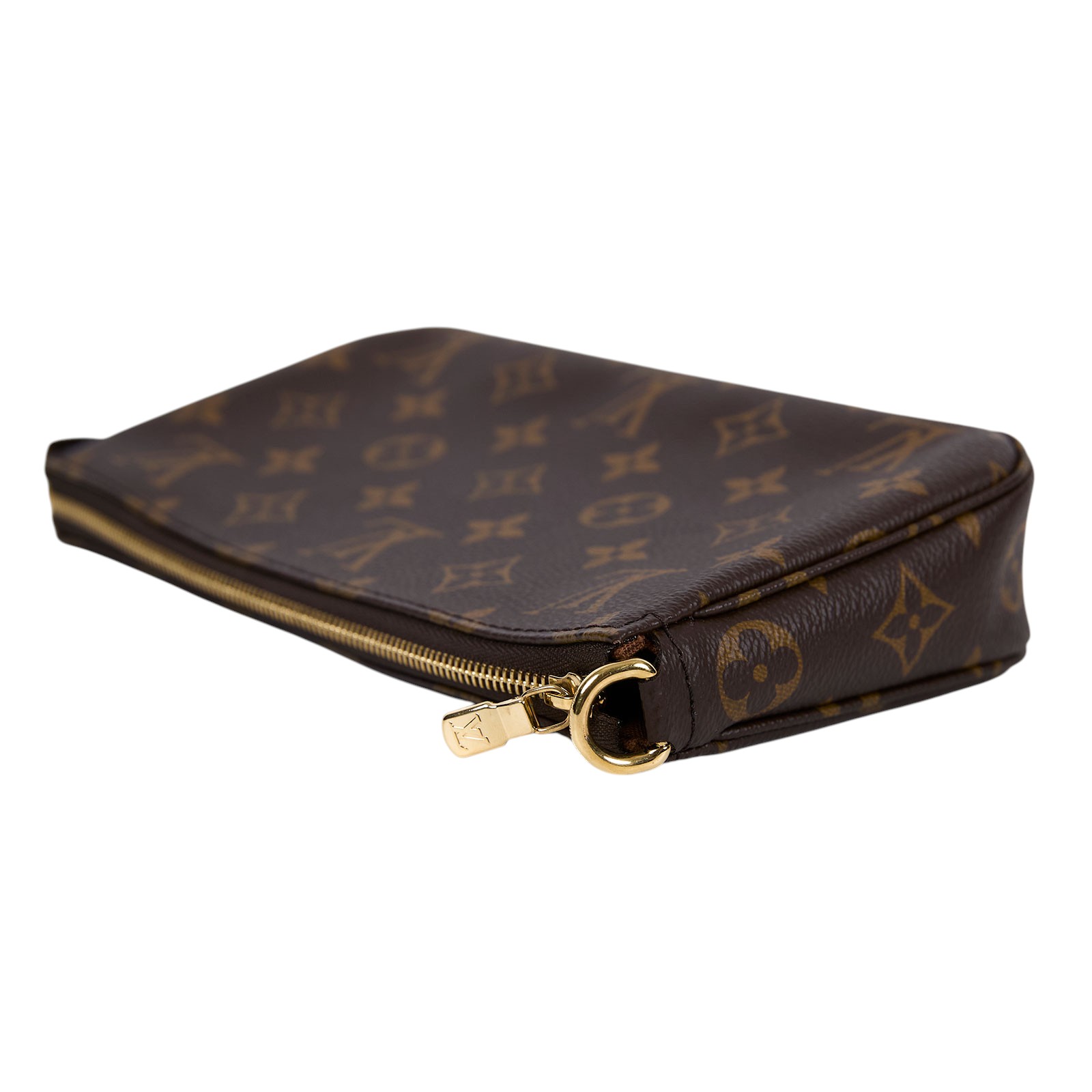 路易威登 LOUIS VUITTON Pochette Accessoires 麻將包 鍊條 皮背帶 腋下單肩包 M82766 晶片款  原廠盒子/防塵袋/購買證明