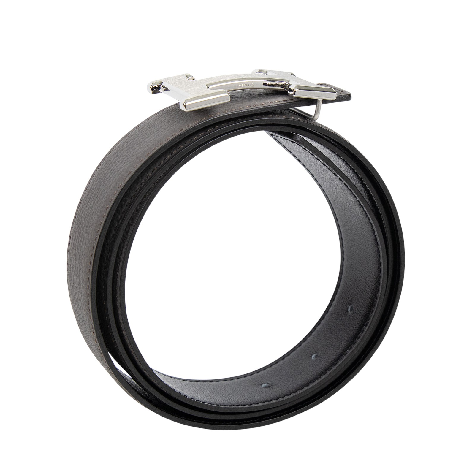 愛馬仕 Hermes H 皮帶扣 32 mm 雙面皮革腰帶 H064544CB86pH073967CAEM095 /B FM 380/#95  原廠盒子/防塵袋