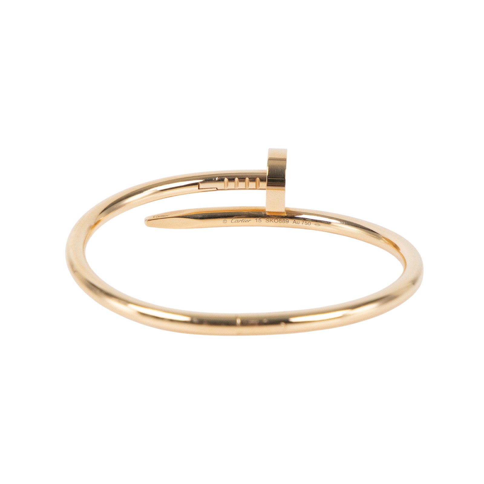 卡地亞 CARTIER Juste un Clou 手環  B6048115 RG JUSTE UN CLOU釘子手鐲 原廠盒子/台灣購買證明/保書