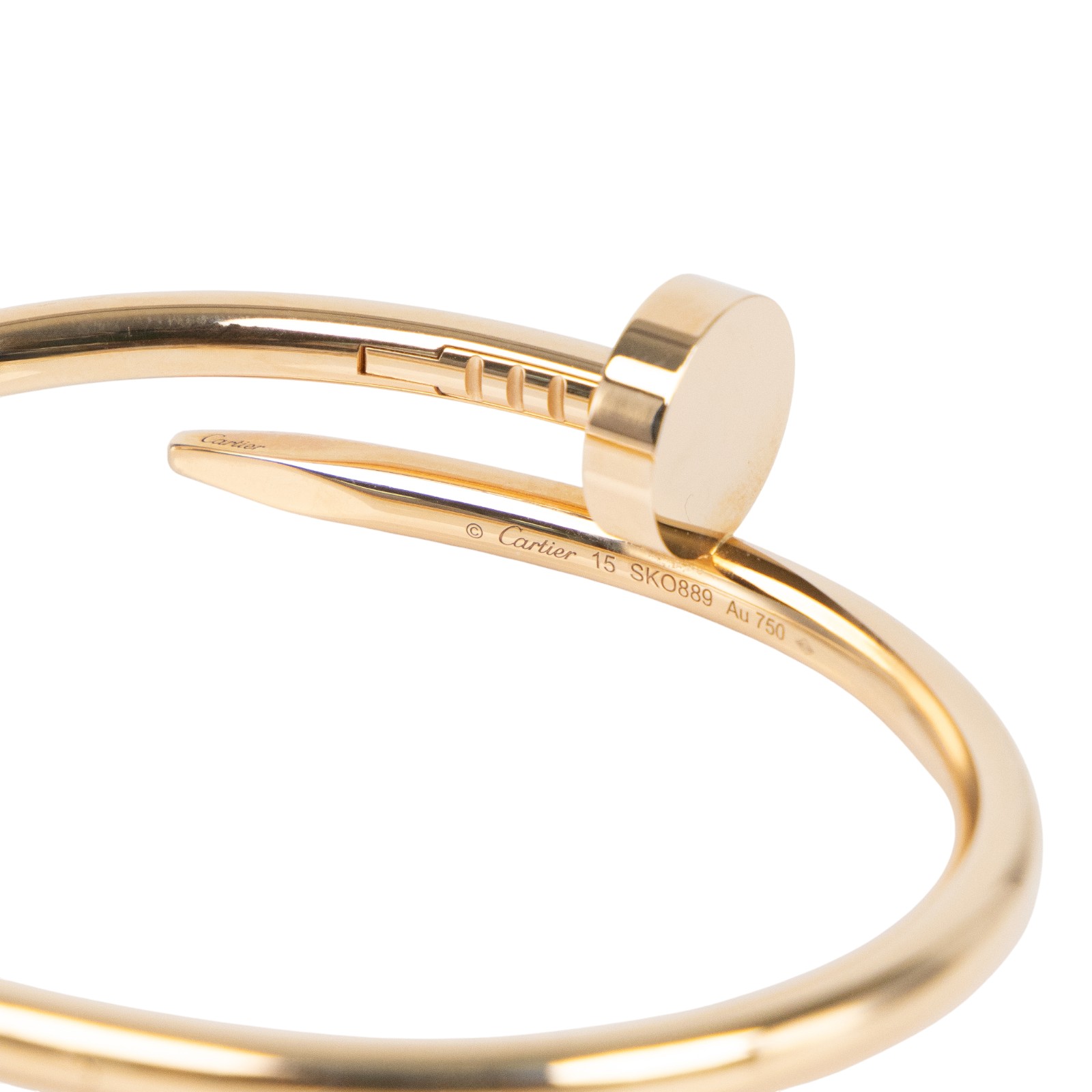 卡地亞 CARTIER Juste un Clou 手環  B6048115 RG JUSTE UN CLOU釘子手鐲 原廠盒子/台灣購買證明/保書