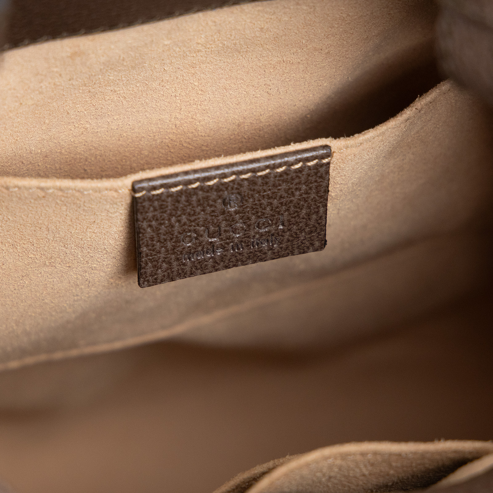 古馳 GUCCI Ophidia GG 小型 肩背 水桶袋 550621 96I3B 棕GG紋Ophidia水桶包 防塵袋