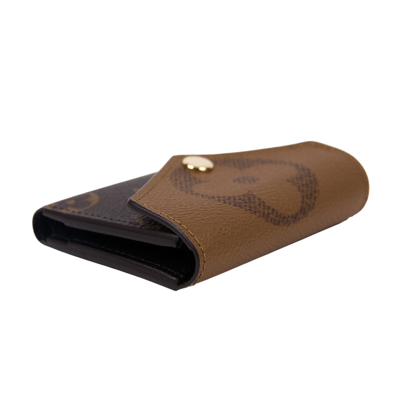 路易威登 LOUIS VUITTON Zoé 錢包 短夾 Reverse Giant帆布 M80725 晶片款 原花ZOE三折短夾 原廠盒子/防塵袋