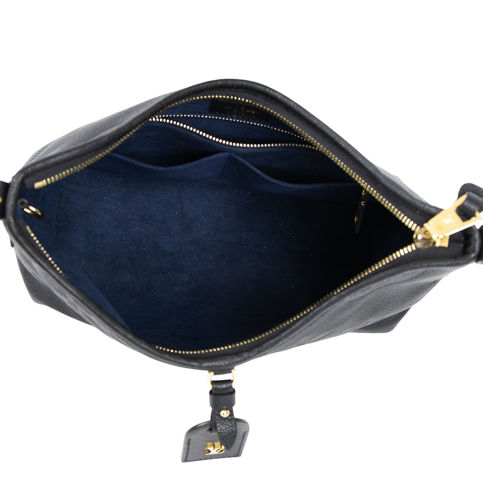 路易威登 LOUIS VUITTON CarryAll PM  黑色 牛皮 肩背包 M46288 晶片款 黑牛皮壓紋CARRYAll PM 防塵袋