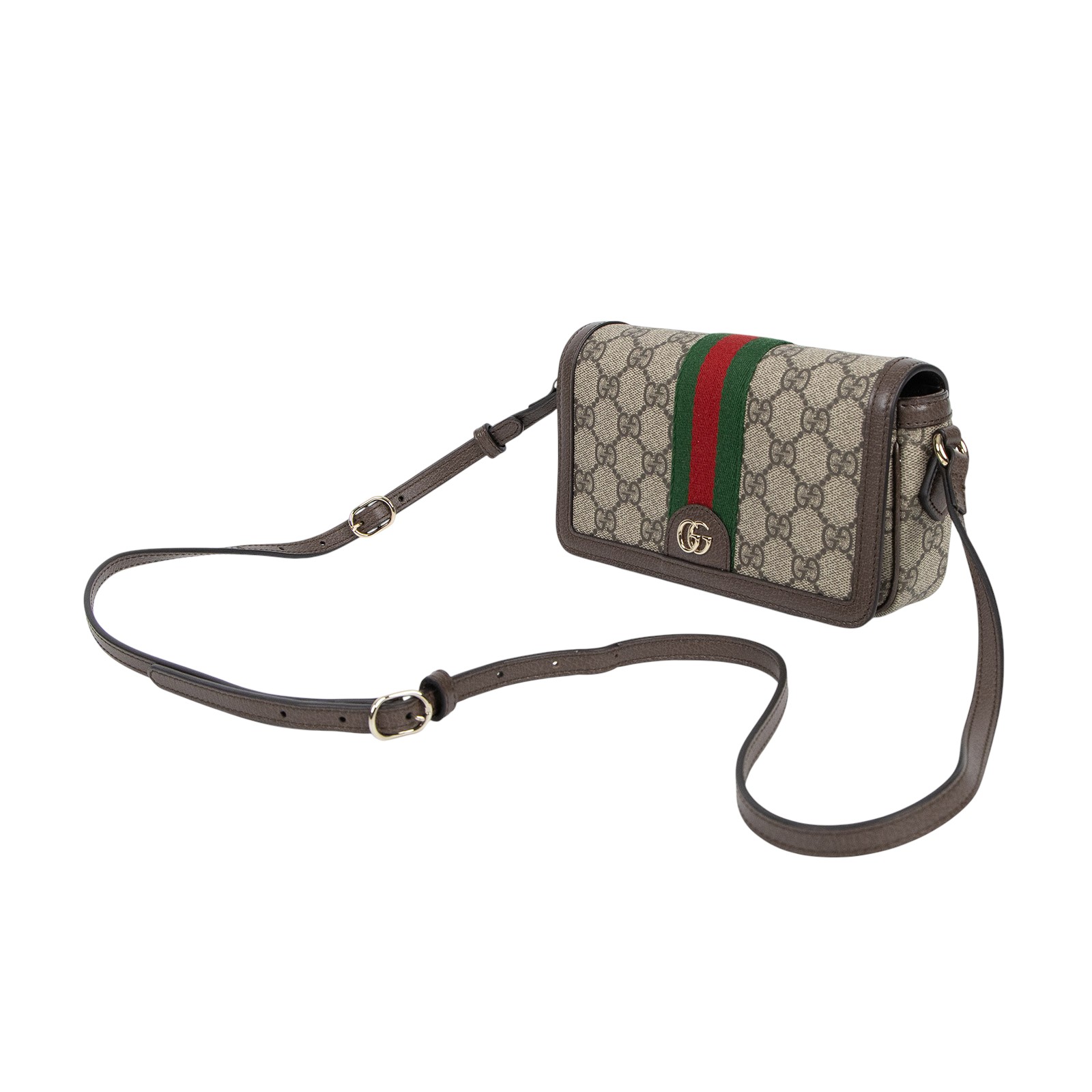 古馳 GUCCI Ophidia GG 迷你 肩背包 838471 FAE0P 棕Ophidia迷你肩背包 原廠盒子/防塵袋